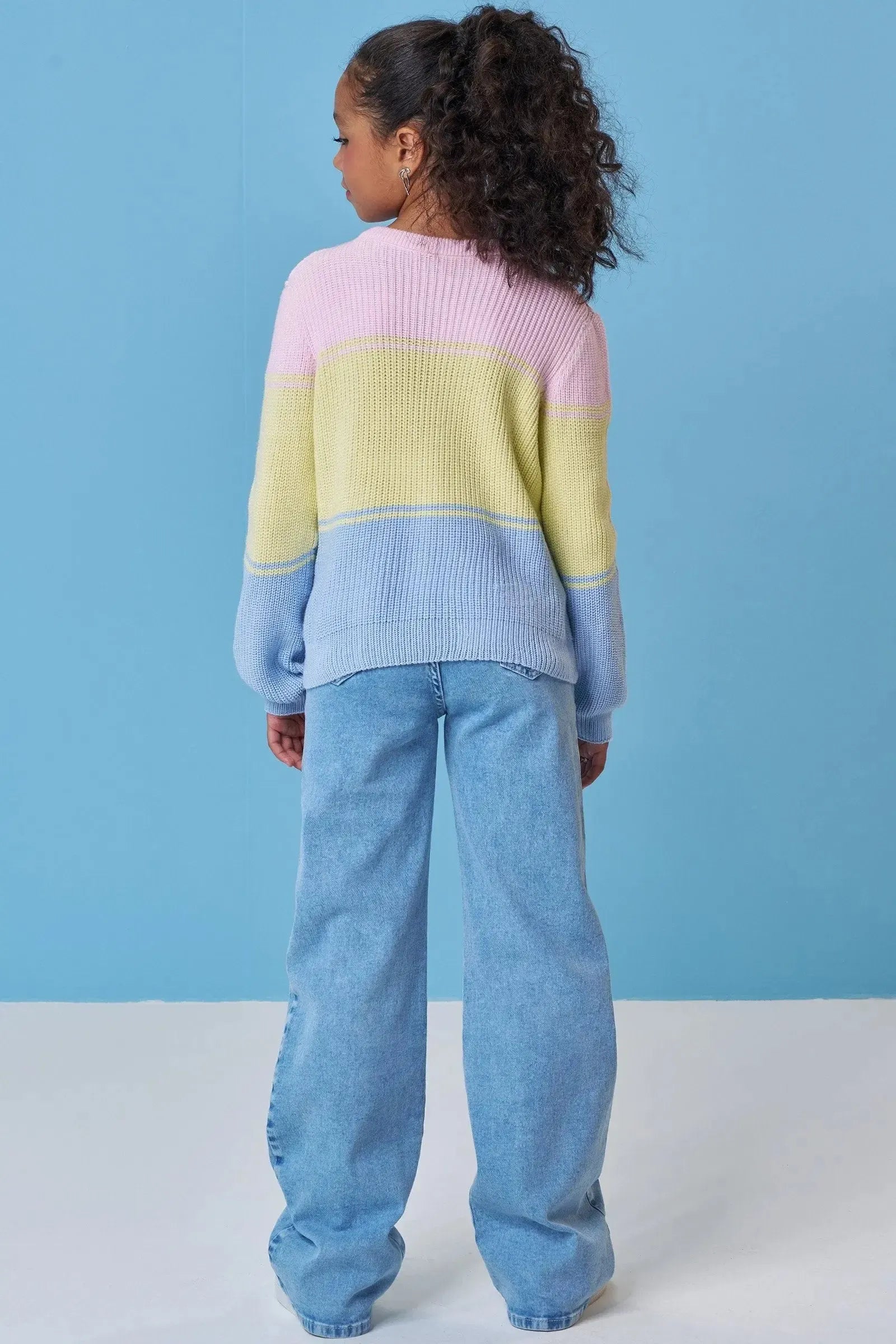 Blusão Boxy em Tricô Prime sem Costura 86987 Vic&Vicky Teen Menina