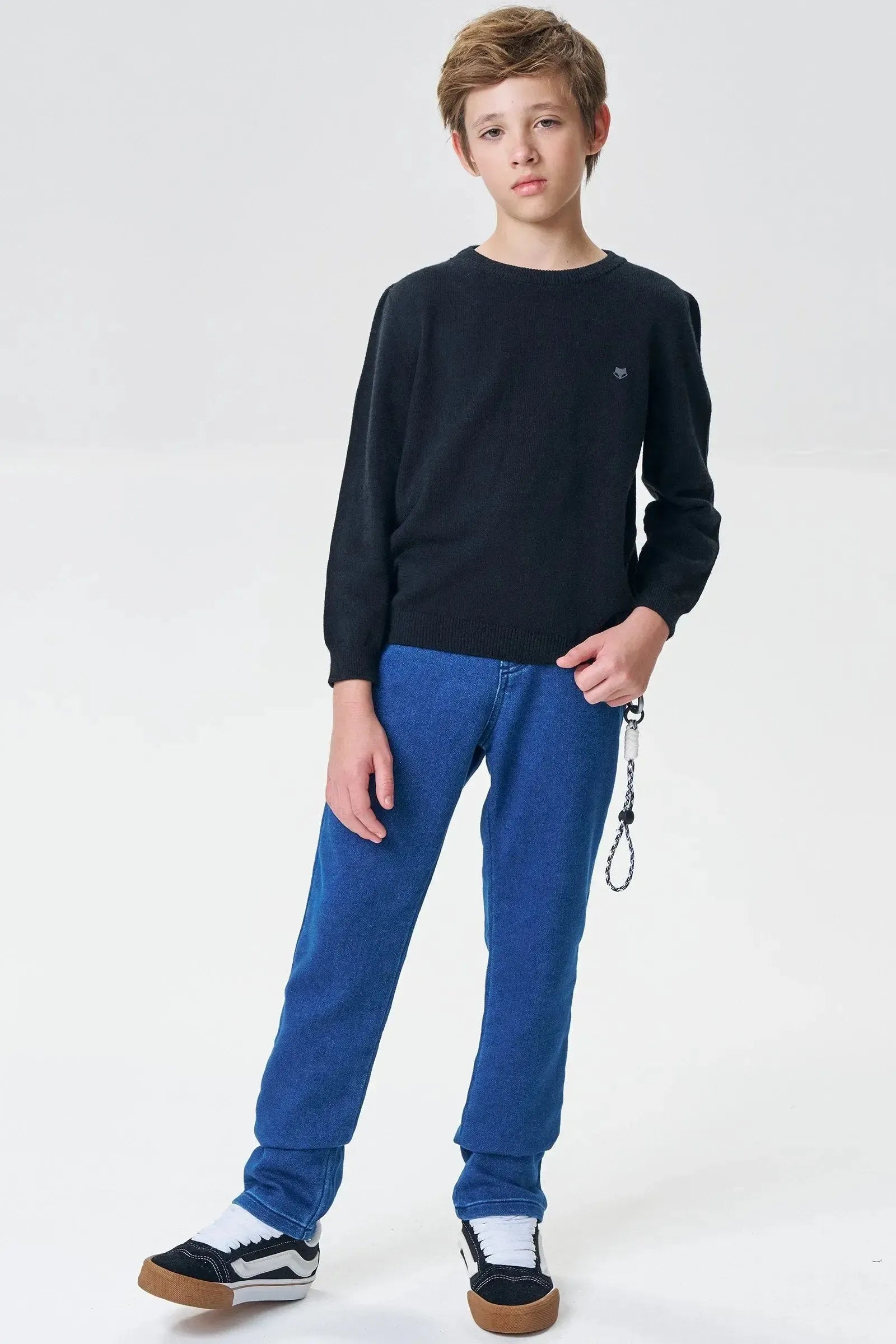 Blusão de Tricot 100% Acrílico 89486 Johnny Fox Teen Menino