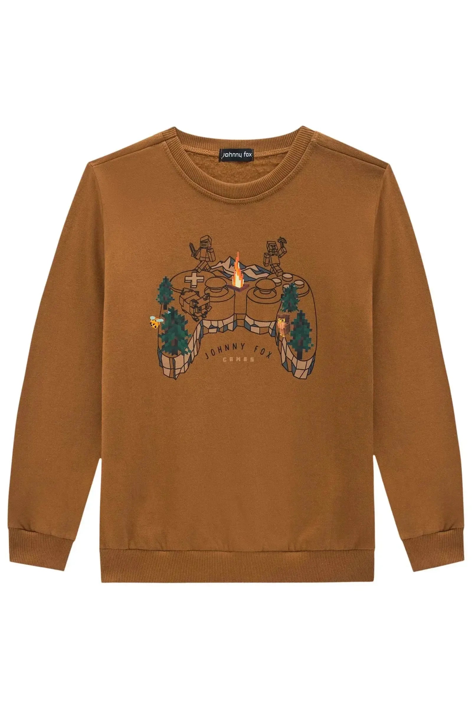 Blusão em Moletom com Pelúcia 89132 Johnny Fox Teen Menino