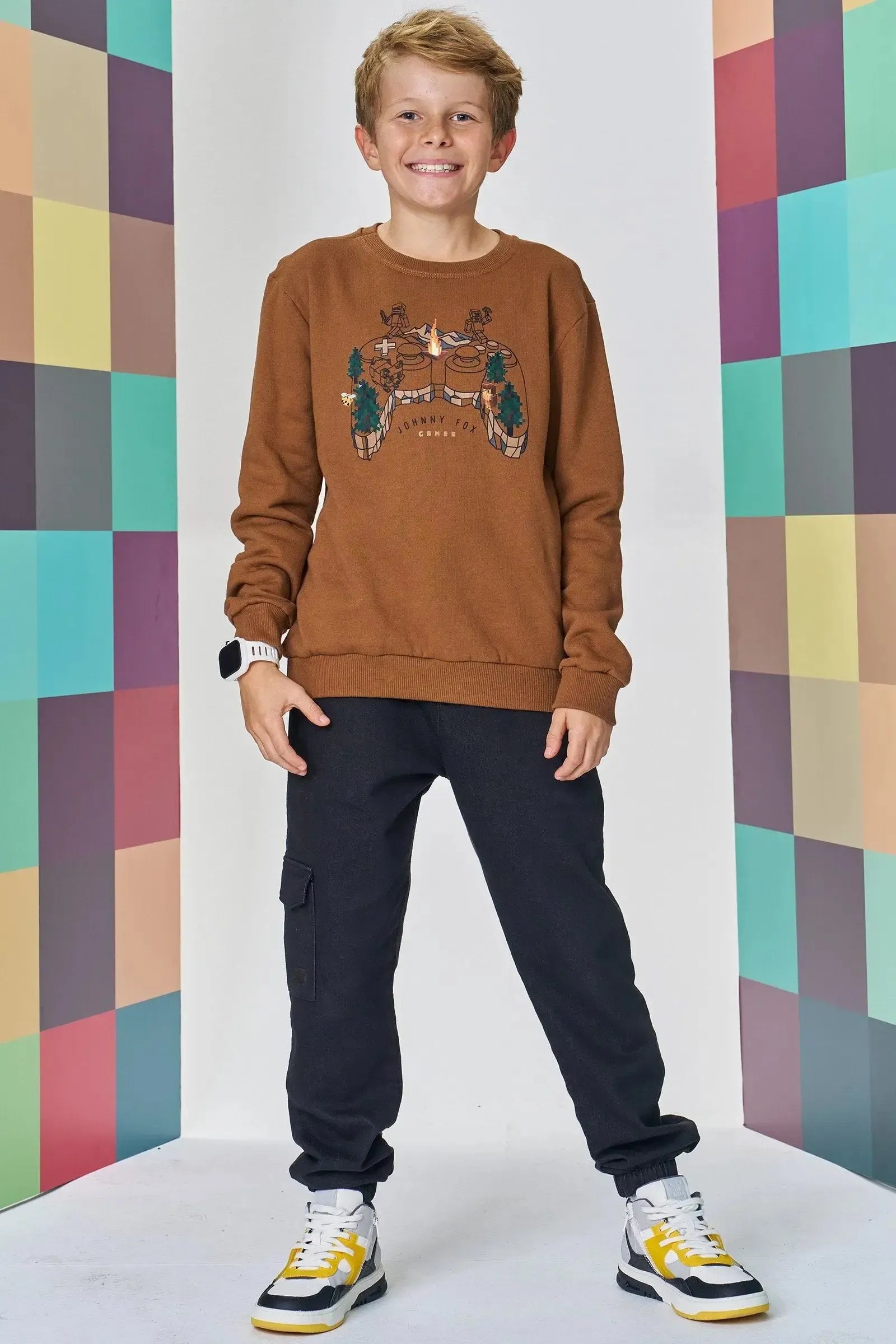 Blusão em Moletom com Pelúcia 89132 Johnny Fox Teen Menino