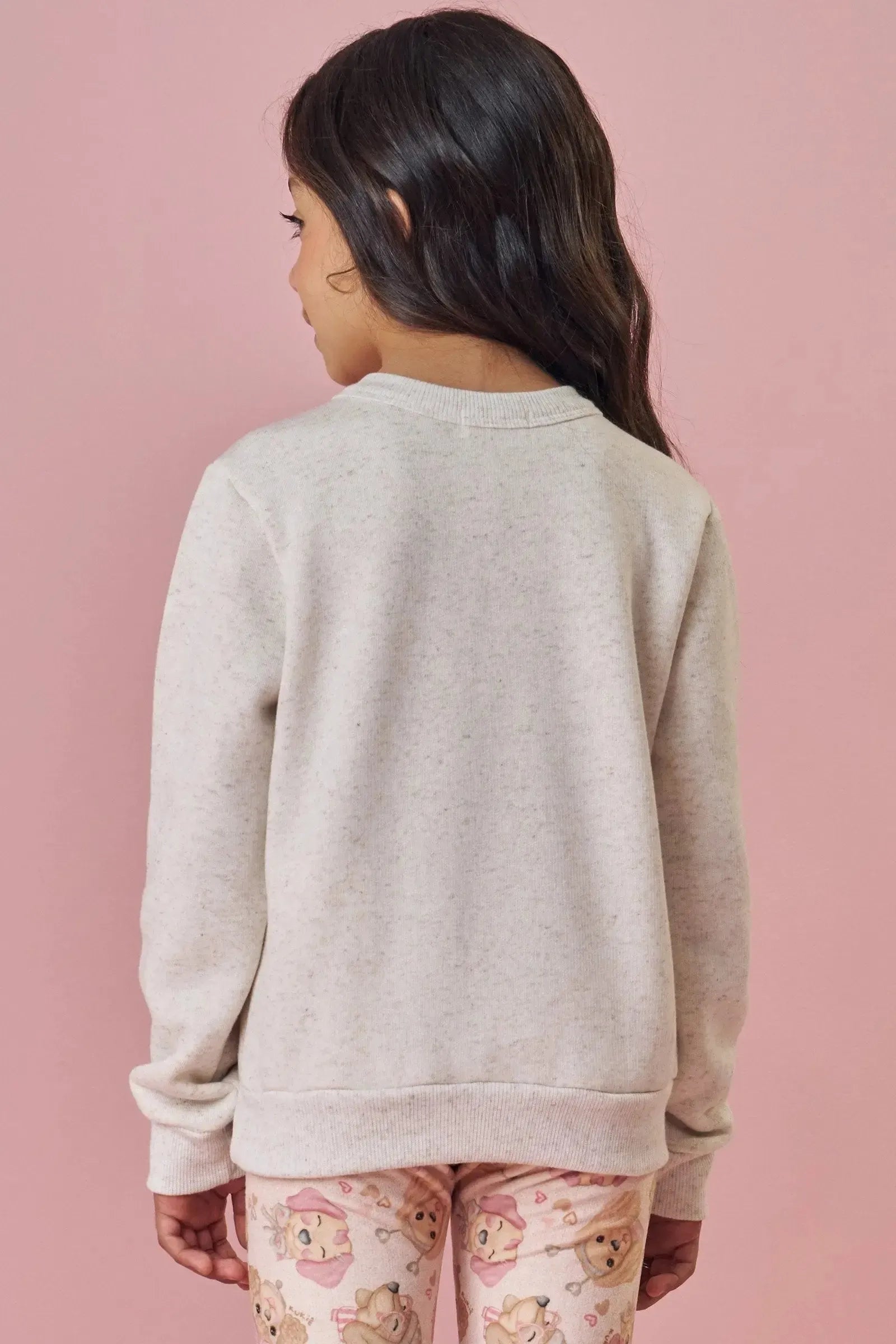 Blusão em Moletom com Pelúcia 89620 Kukiê Infantil Menina