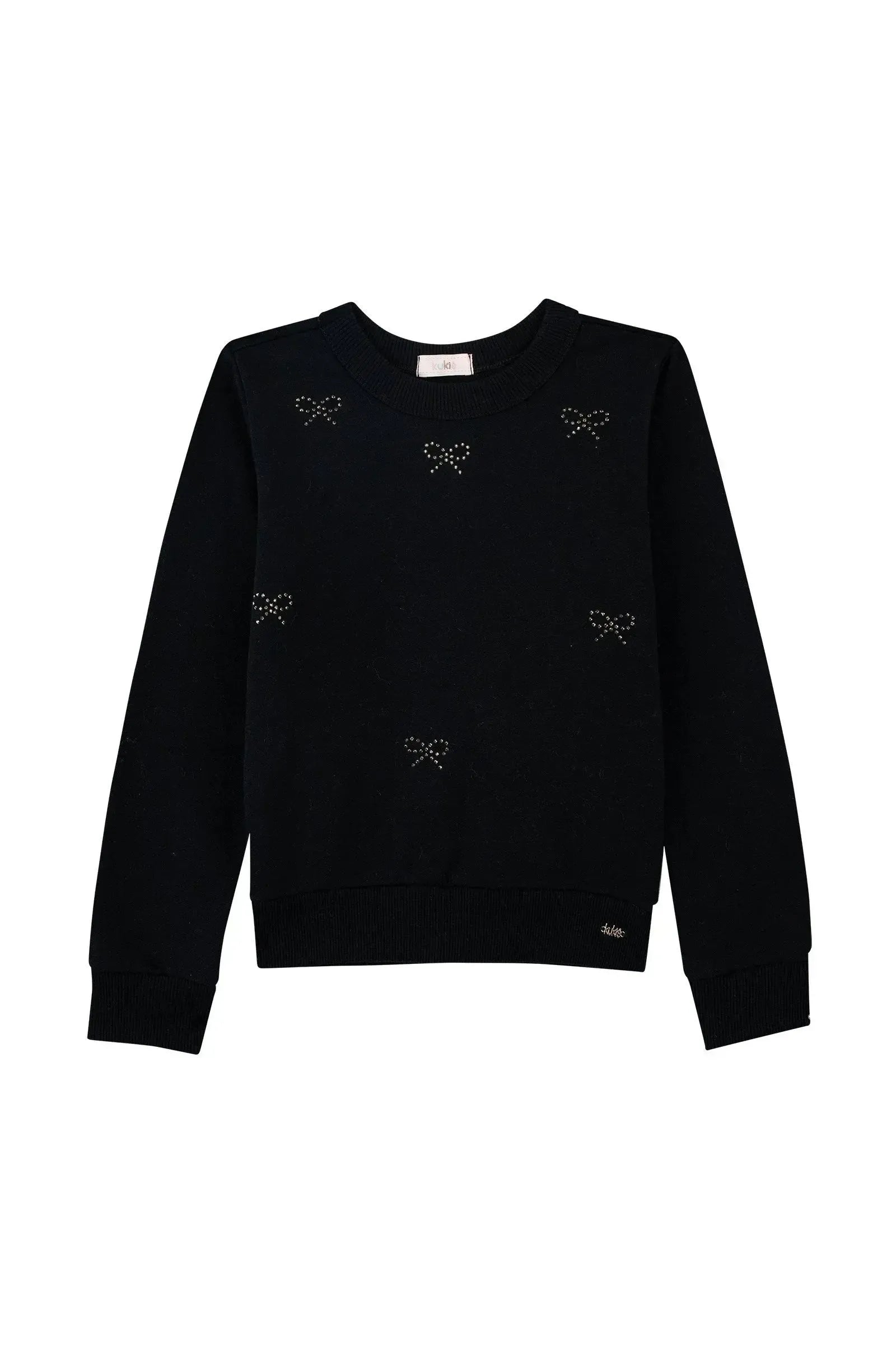 Blusão em Moletom com Pelúcia 90311 Kukiê Infantil Menina