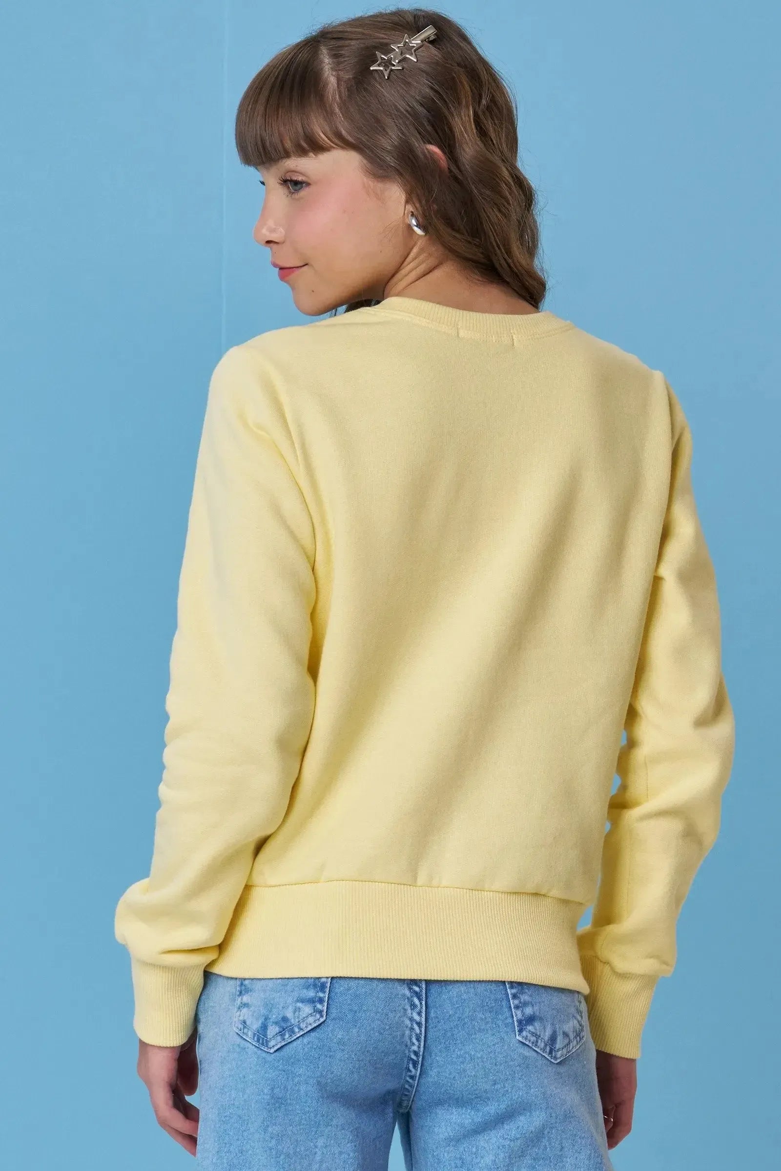 Blusão em Moletom com Pelúcia 90620 Vic&Vicky Teen Menina