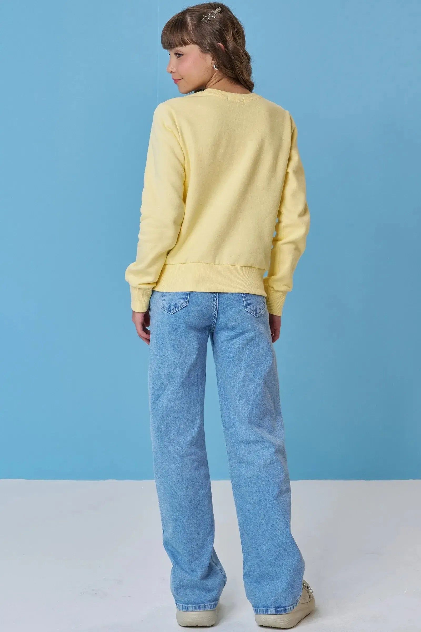 Blusão em Moletom com Pelúcia 90620 Vic&Vicky Teen Menina