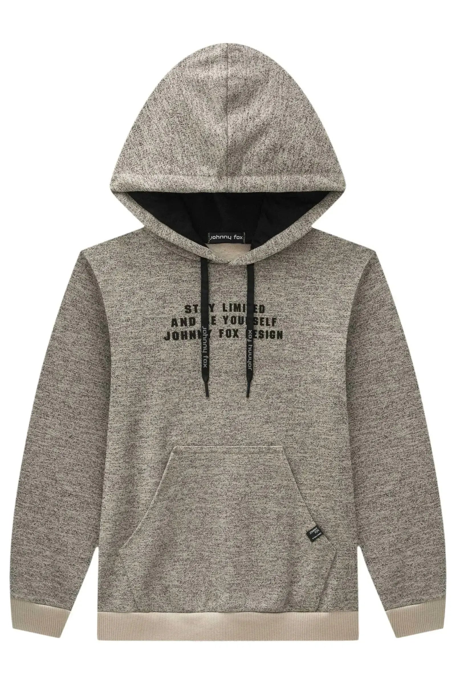 Blusão em Moletom Grécia 3 Cabos com Pelúcia 92622 Johnny Fox Teen Menino