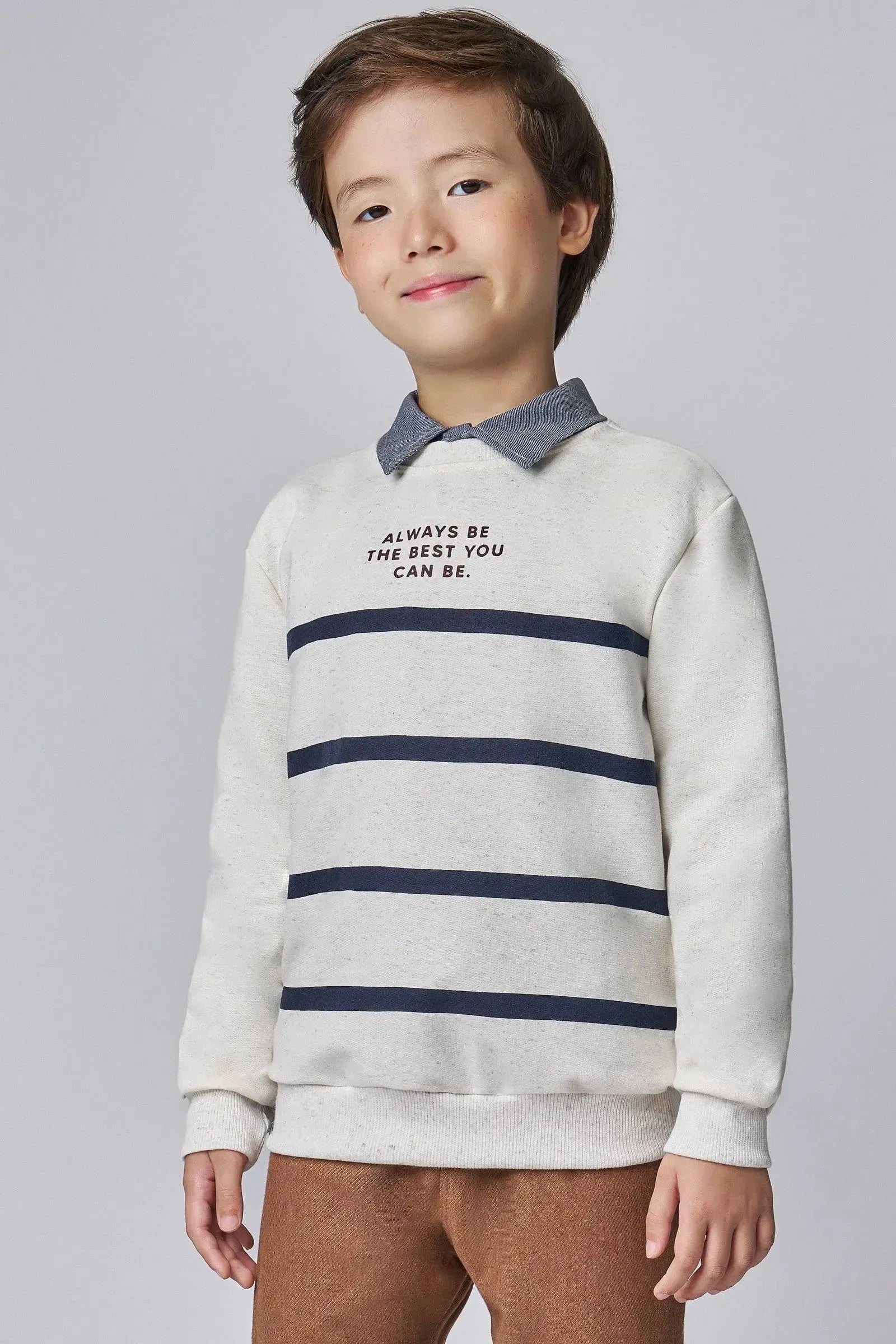 Blusão em Moletom sem Pelúcia 89464 LucBoo Infantil Menino