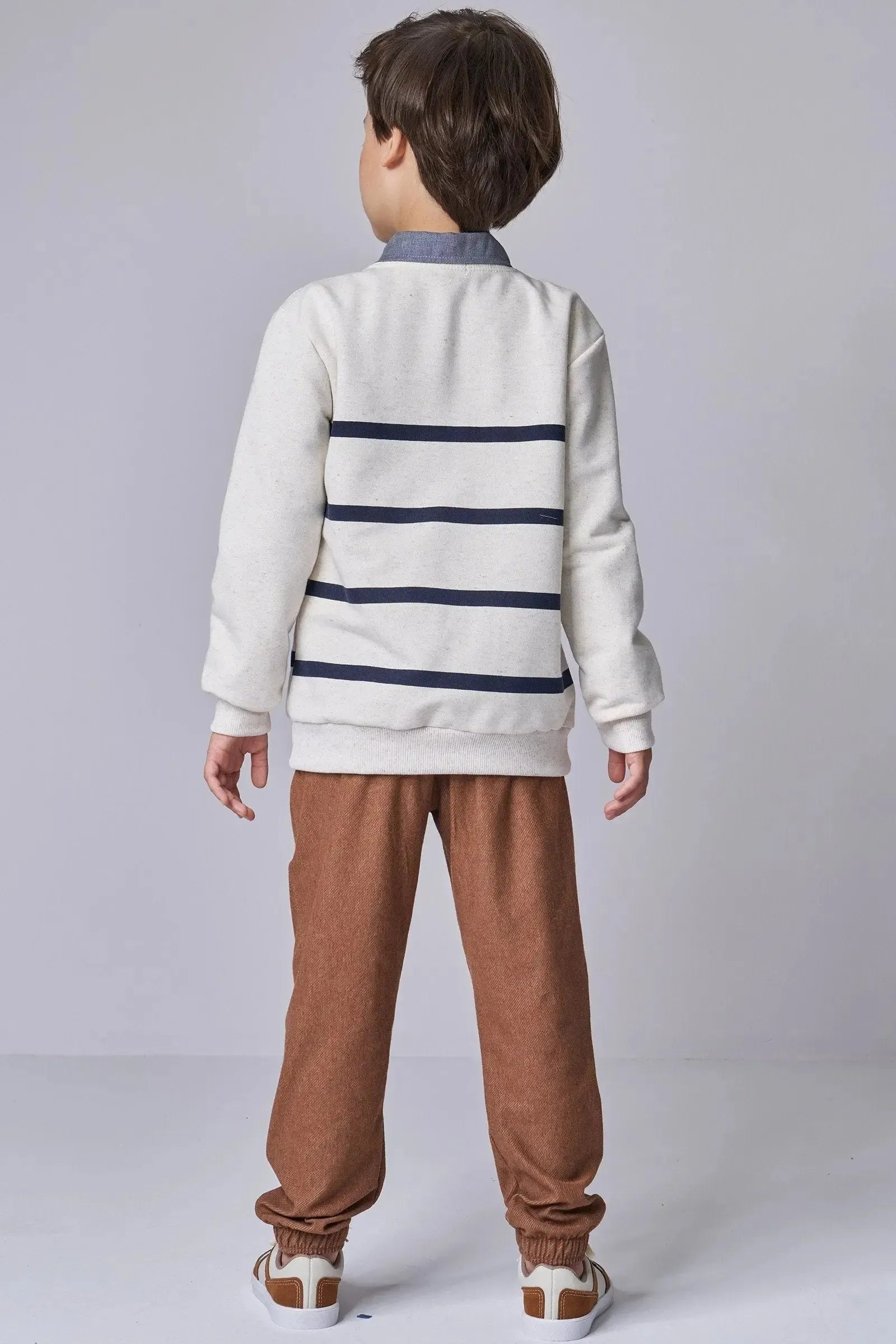 Blusão em Moletom sem Pelúcia 89464 LucBoo Infantil Menino