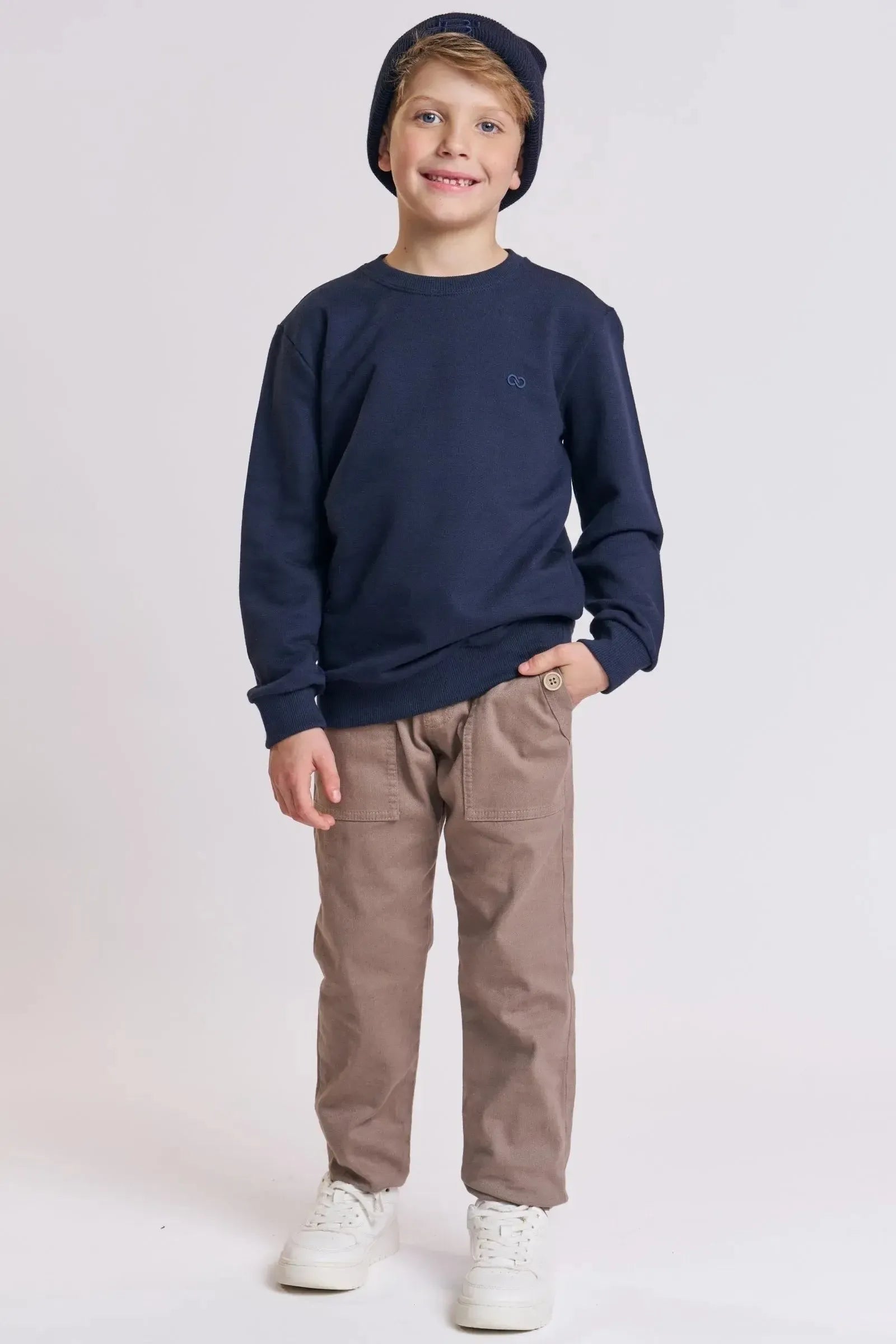 Blusão em Moletom sem Pelúcia 92945 LucBoo Infantil Menino