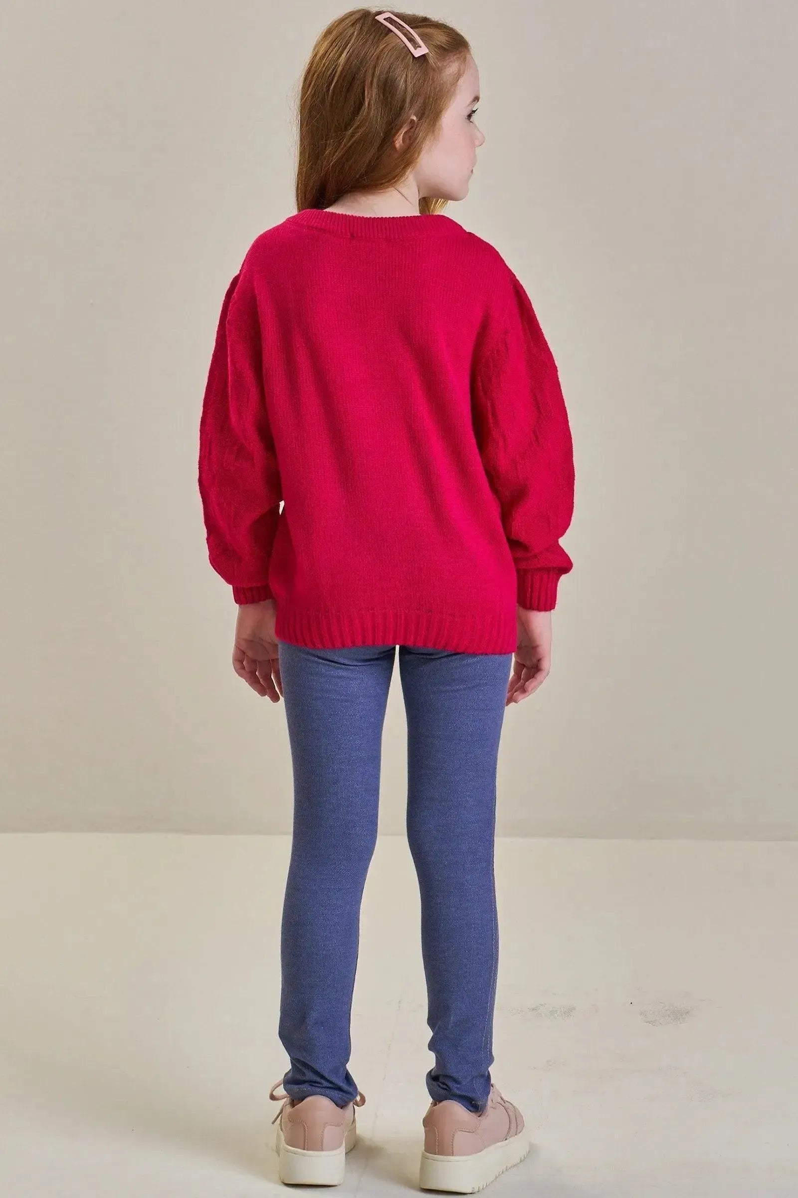 Blusão em Tricot 100% Acrílico 89497 Infanti Infantil Menina