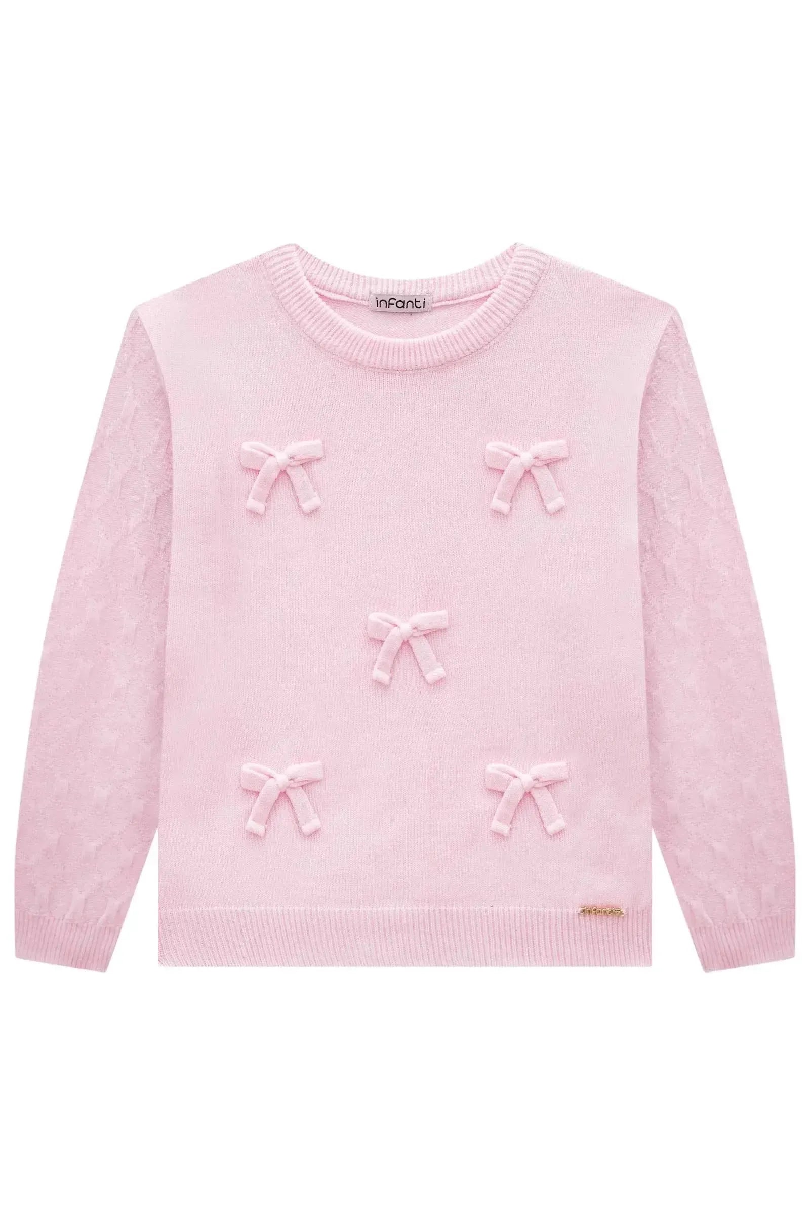 Blusão em Tricot Prime 87687 Infanti Infantil Menina