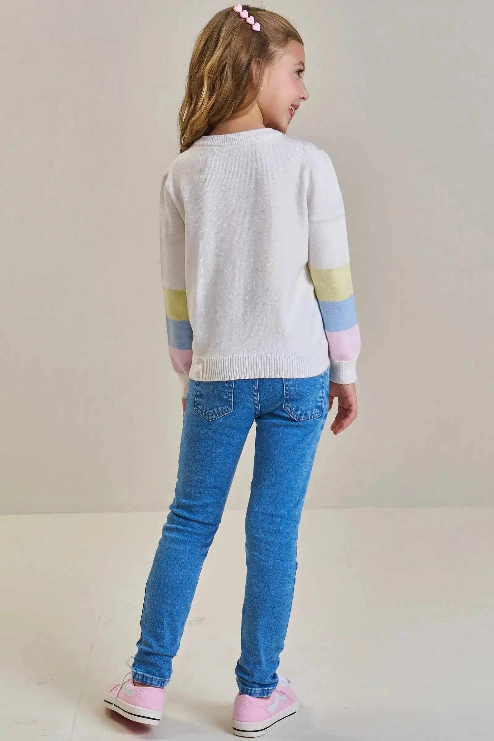 Blusão em Tricot Prime 87690 Infanti Infantil Menina