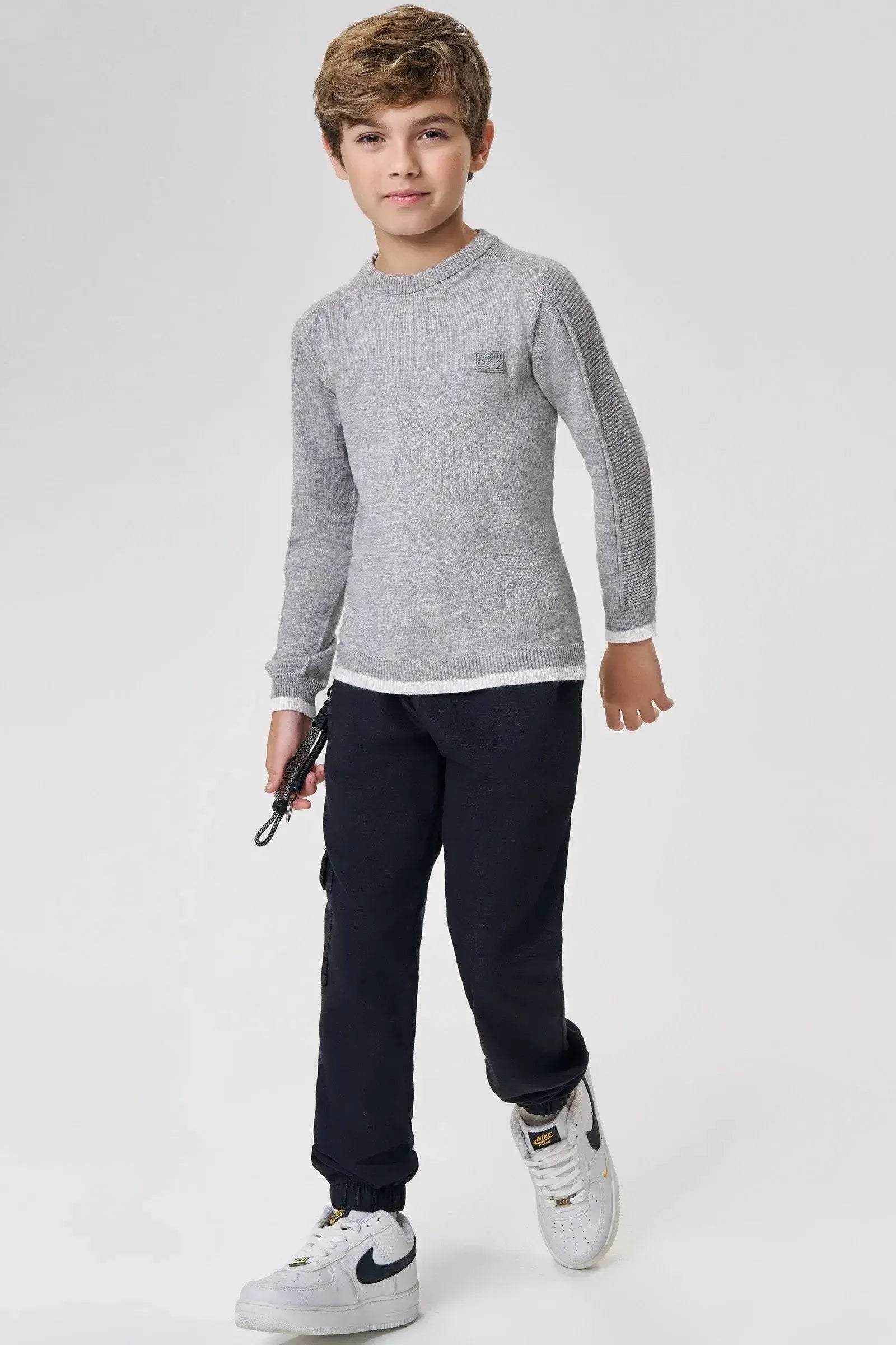 Blusão em Tricot Prime 87708 Johnny Fox Teen Menino