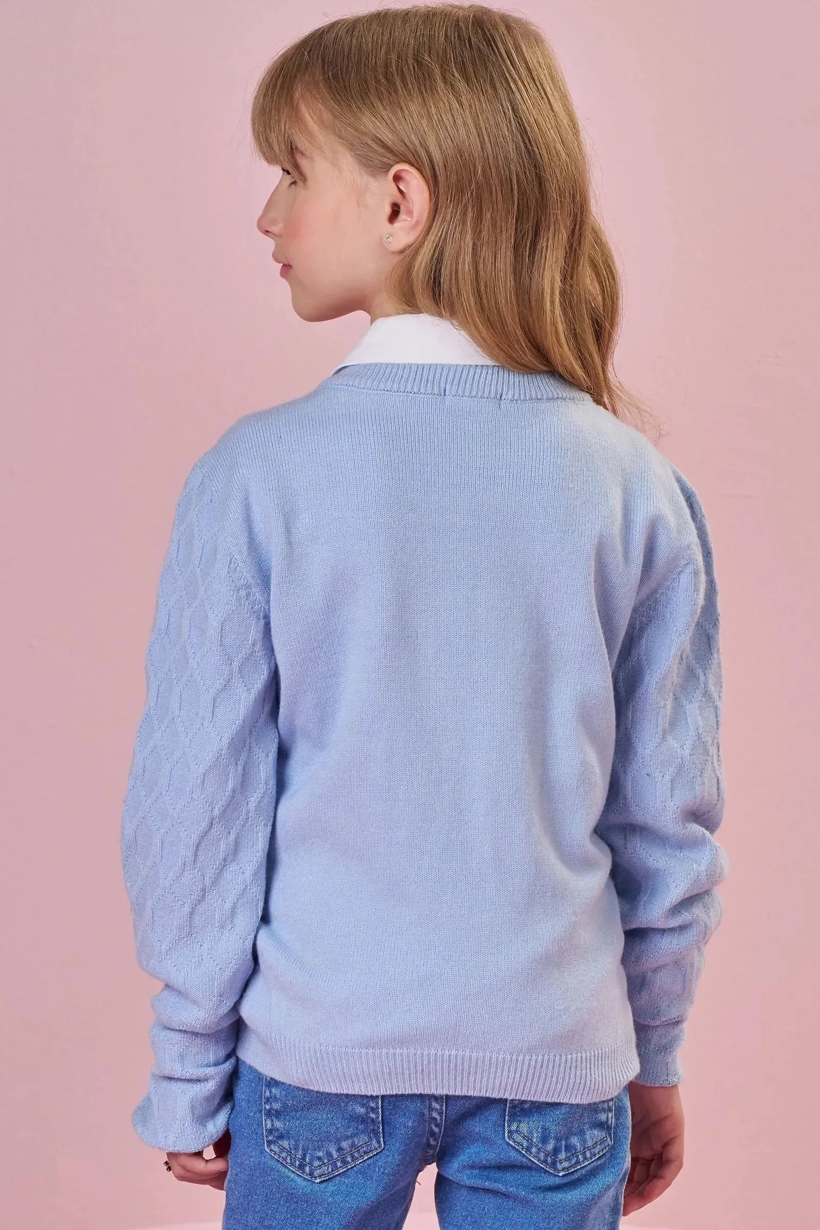 Blusão em Tricot Prime 94036 Infanti Infantil Menina