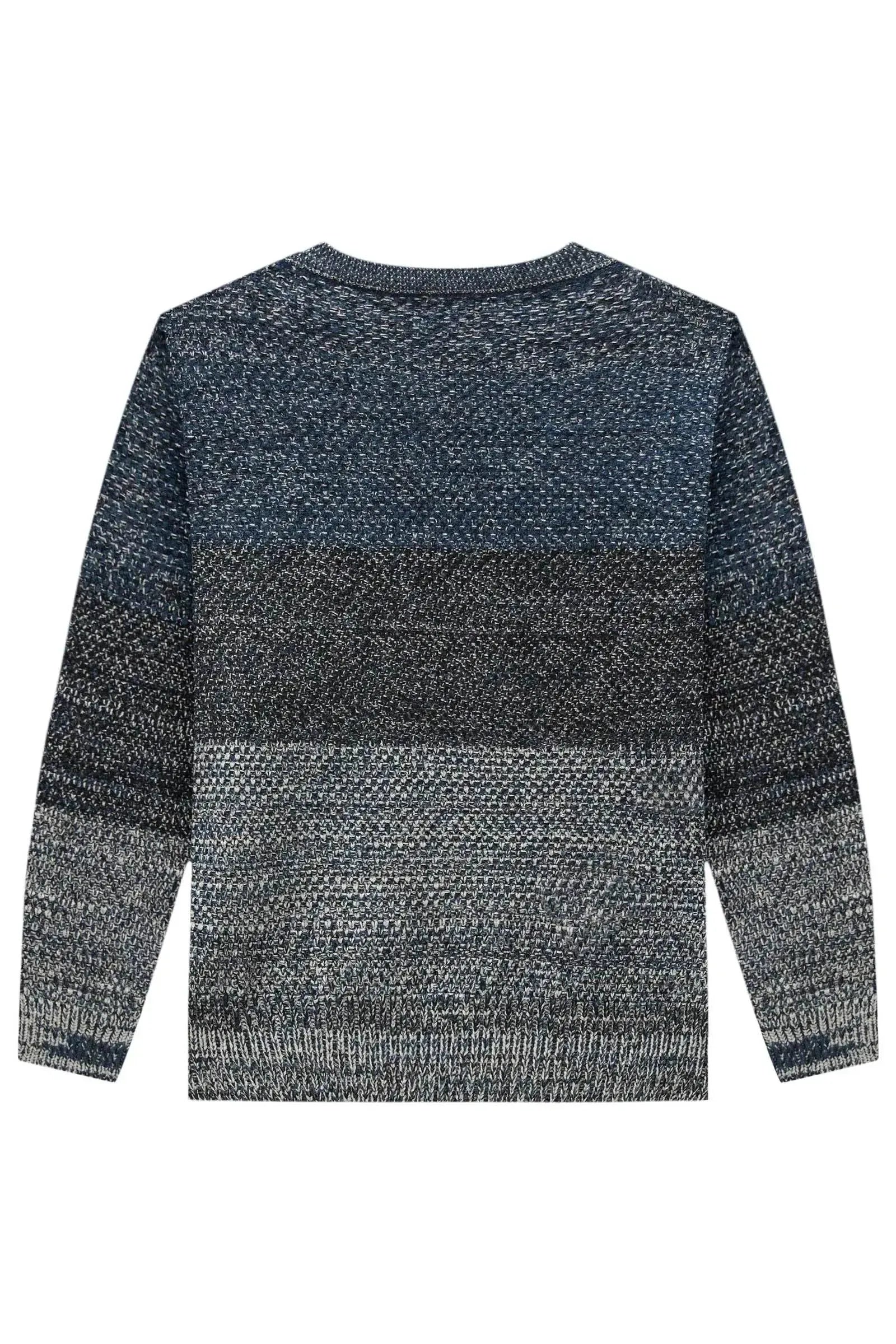 Blusão em Tricot Prime Mesclado 89379 Johnny Fox Teen Menino