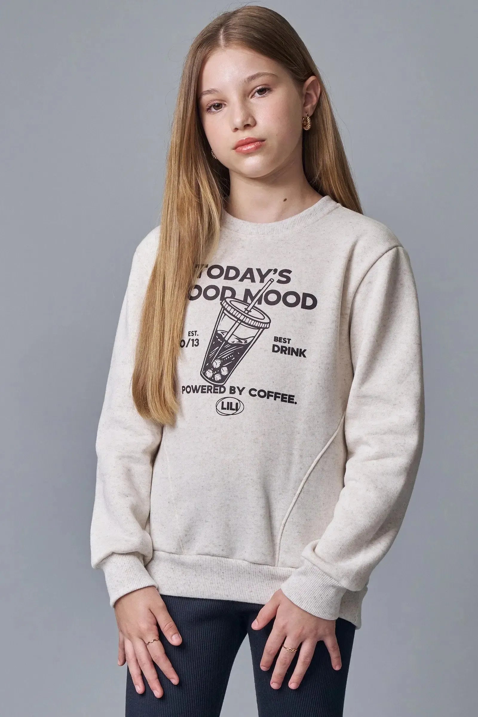 Blusão Over em Moletom com Pelúcia 89551 Lilimoon Teen Menina