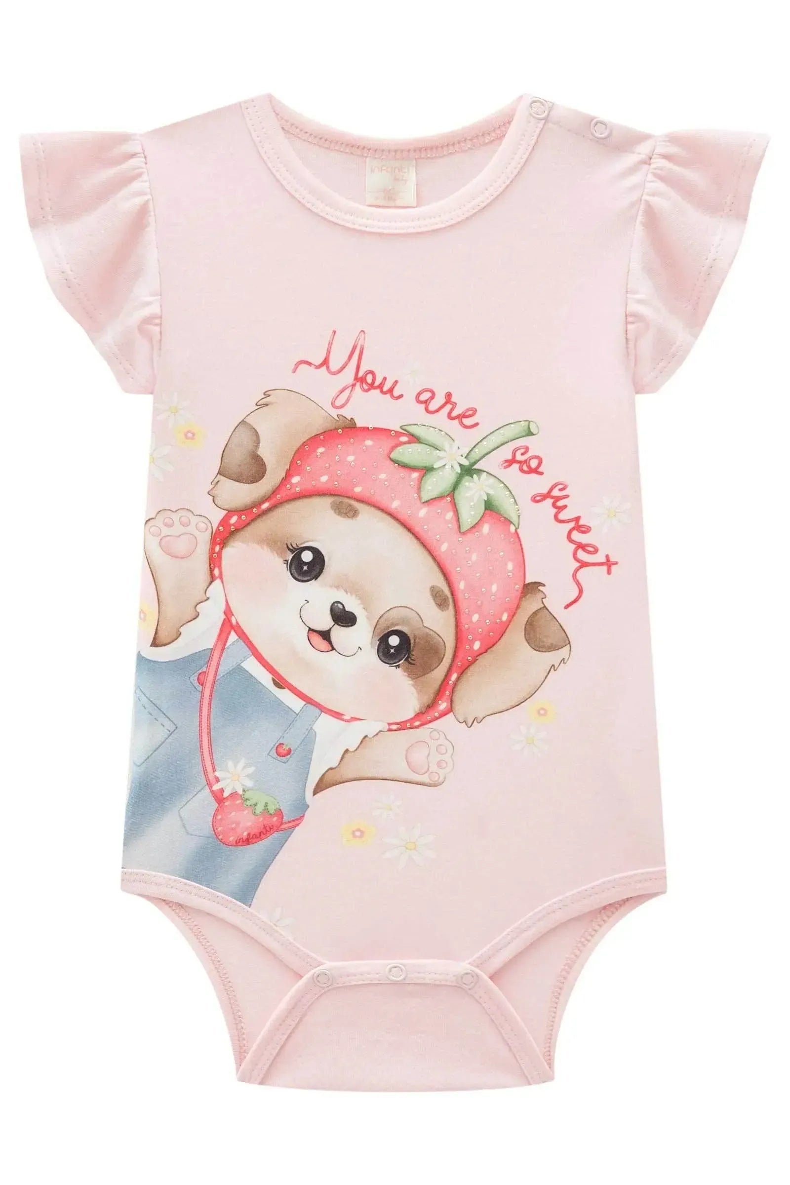 Body em Cotton 83426 Infanti Bebê Menina