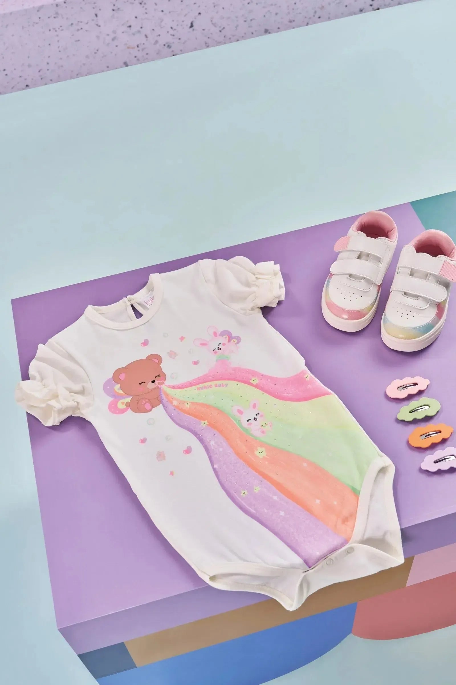 Body em Cotton 87267 Kukiê Bebê Menina