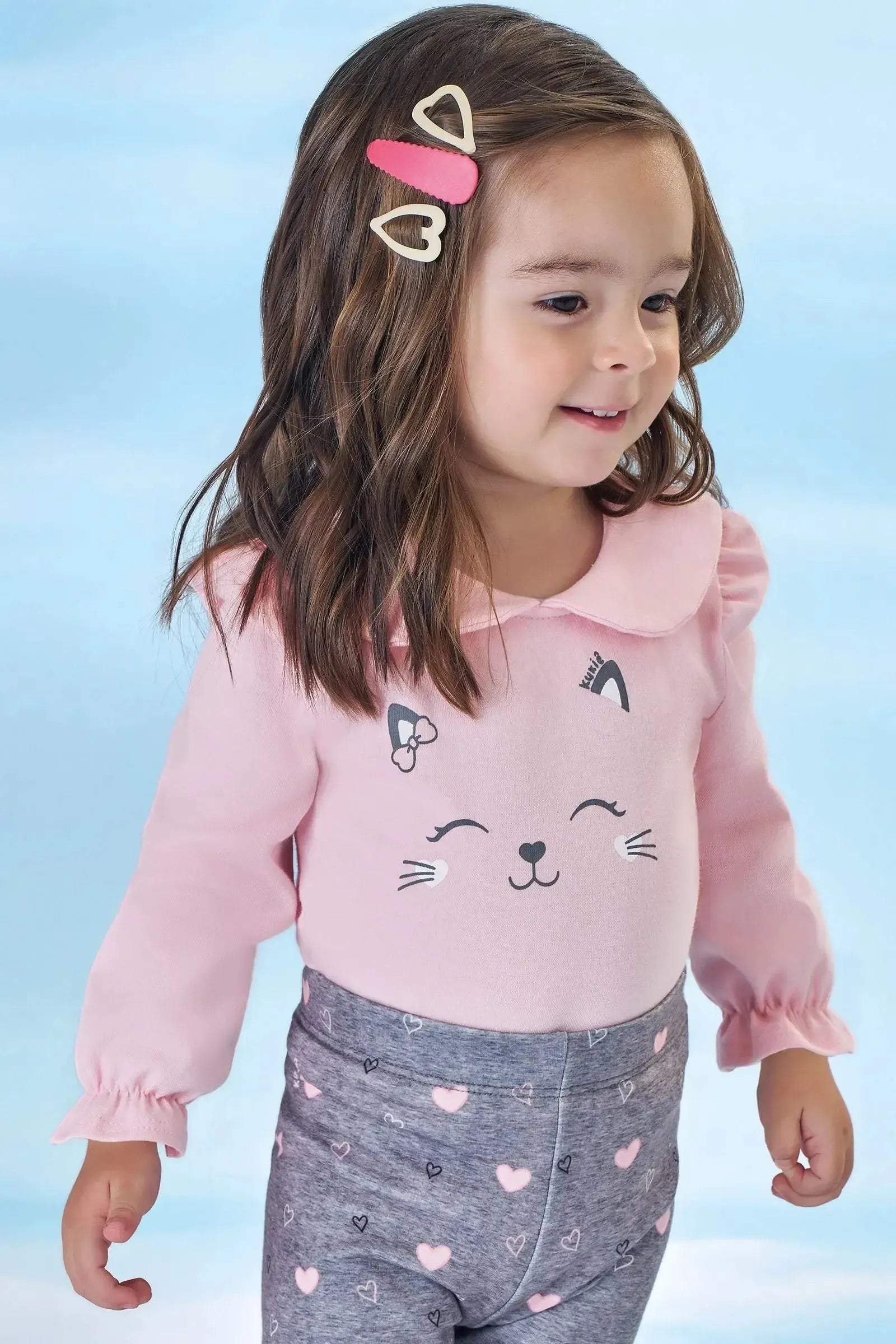 Body em Cotton 90603 Kukiê Bebê Menina