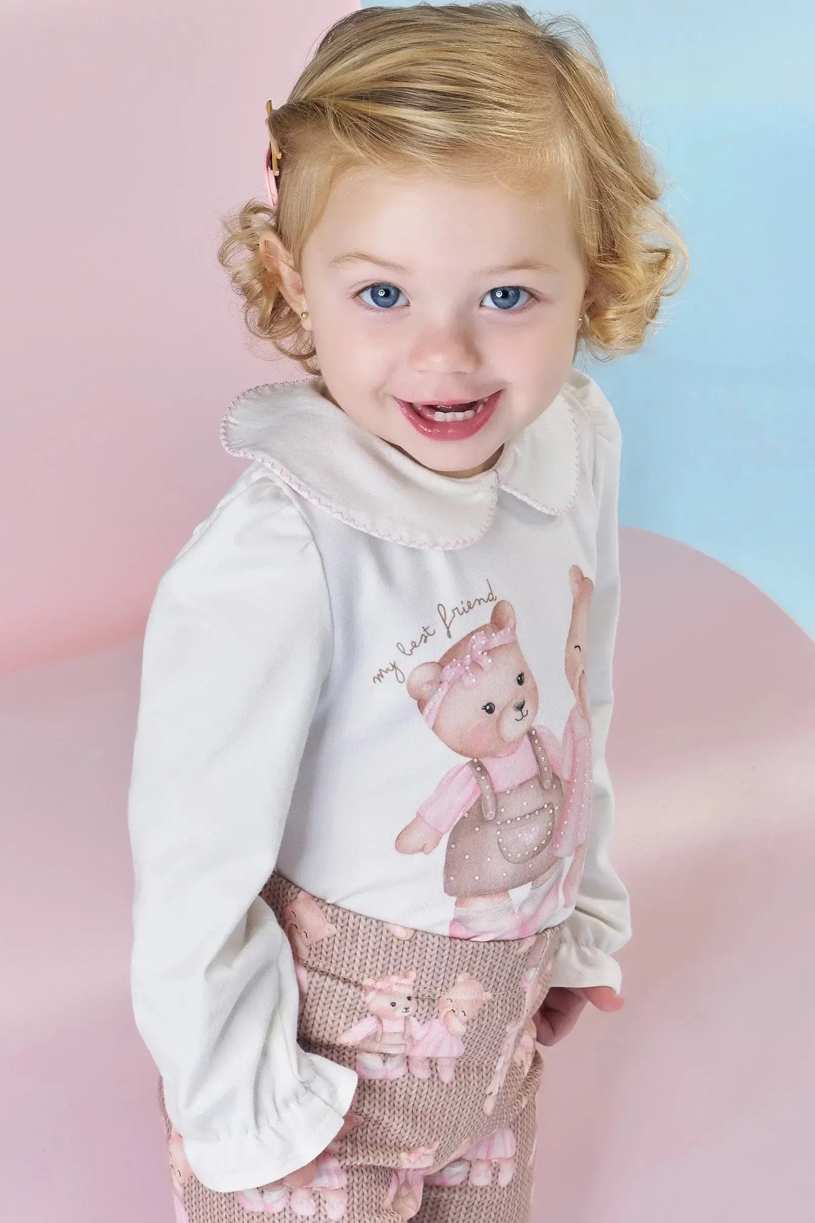 Body em Cotton 90606 Kukiê Bebê Menina