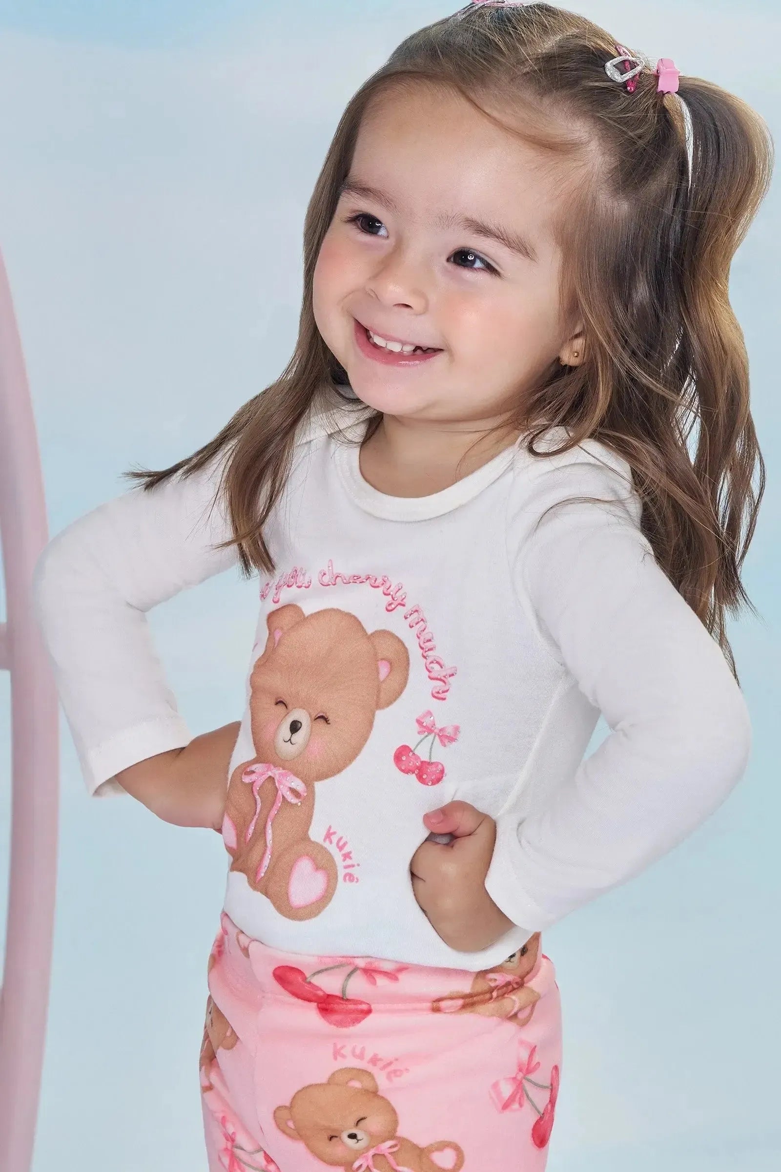 Body em Cotton 90607 Kukiê Bebê Menina