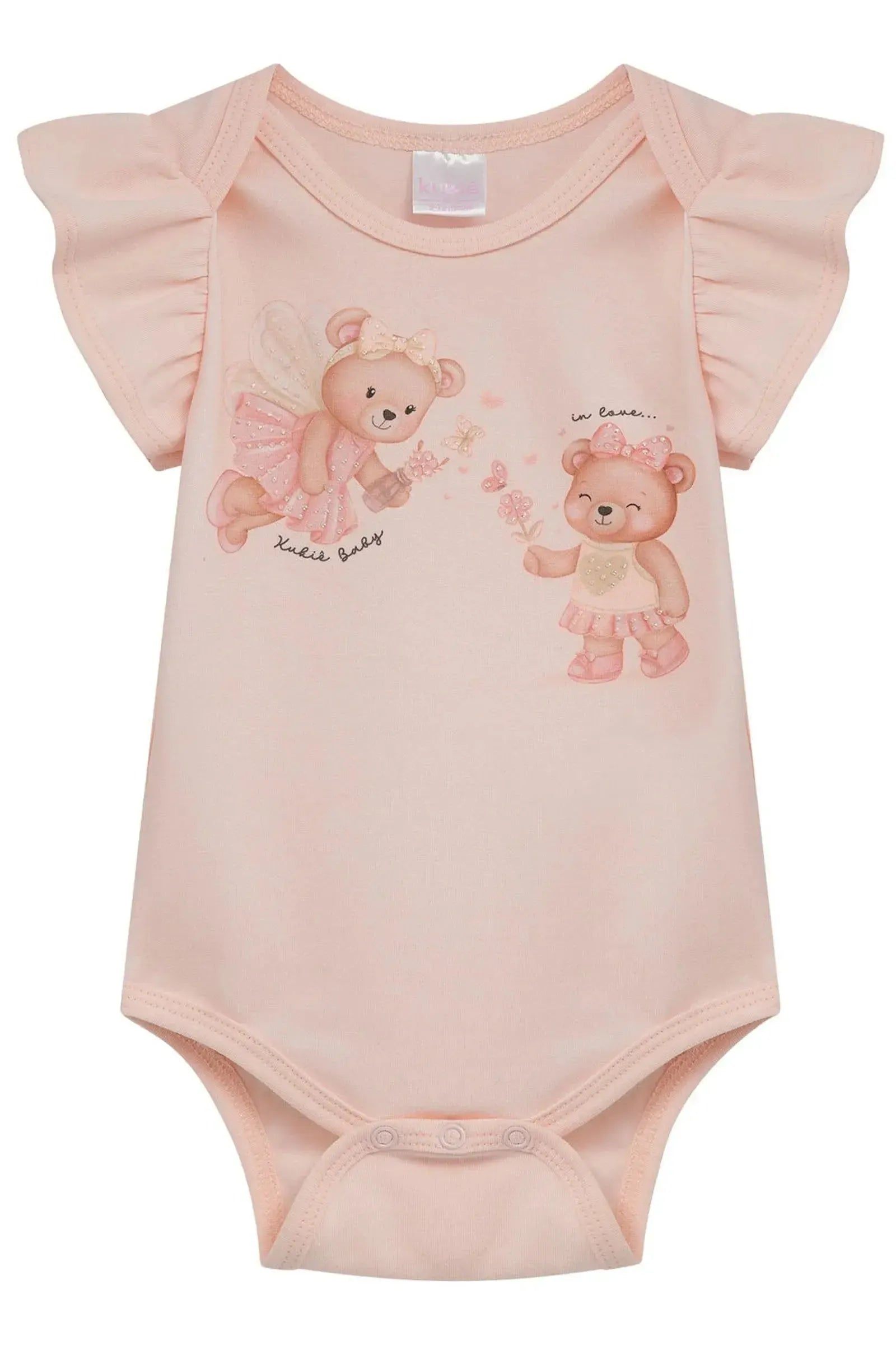 Body em Cotton 94709 Kukiê Bebê Menina