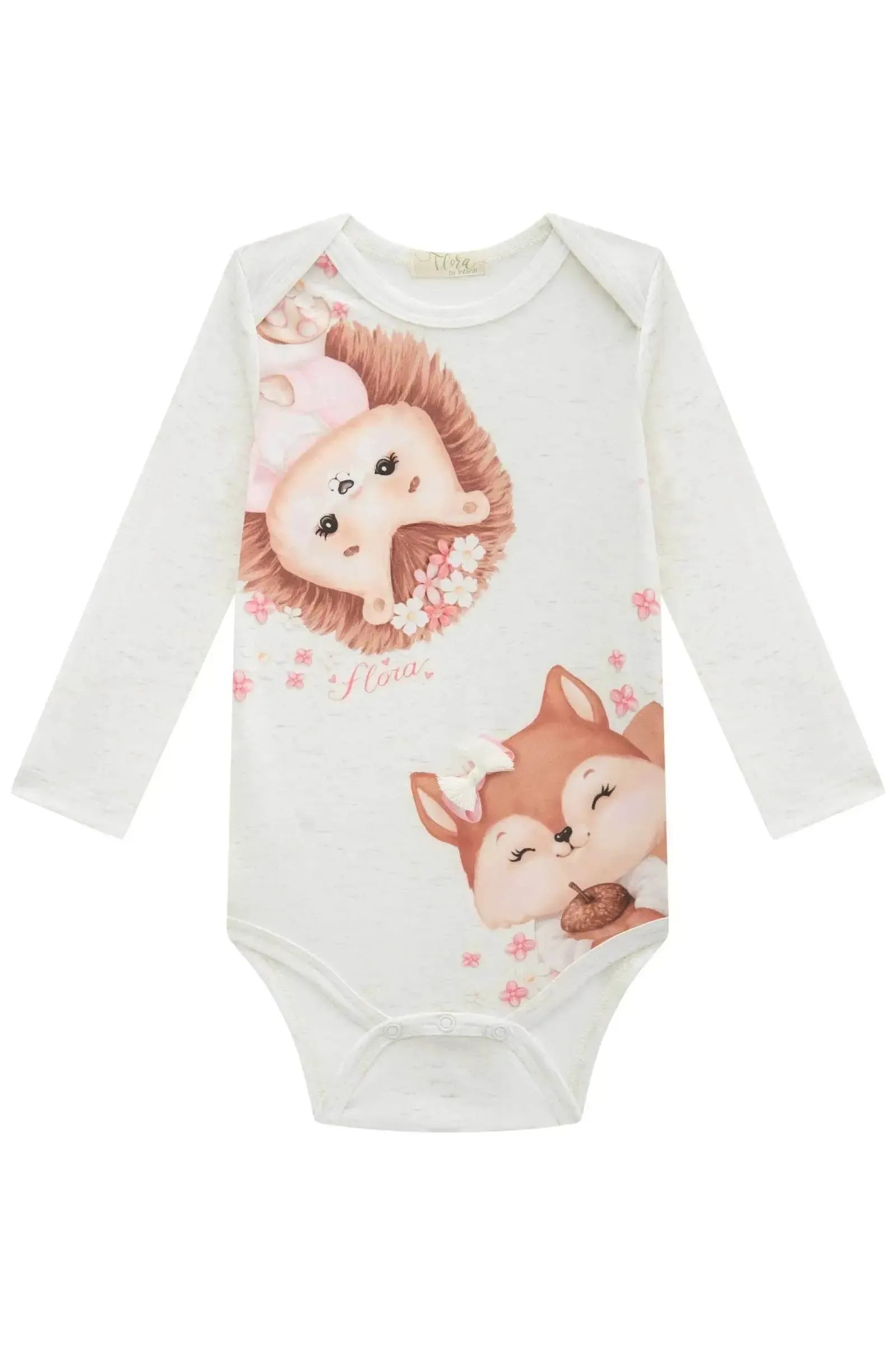 Body em Malha Comfy 89488 Infanti Bebê Menina