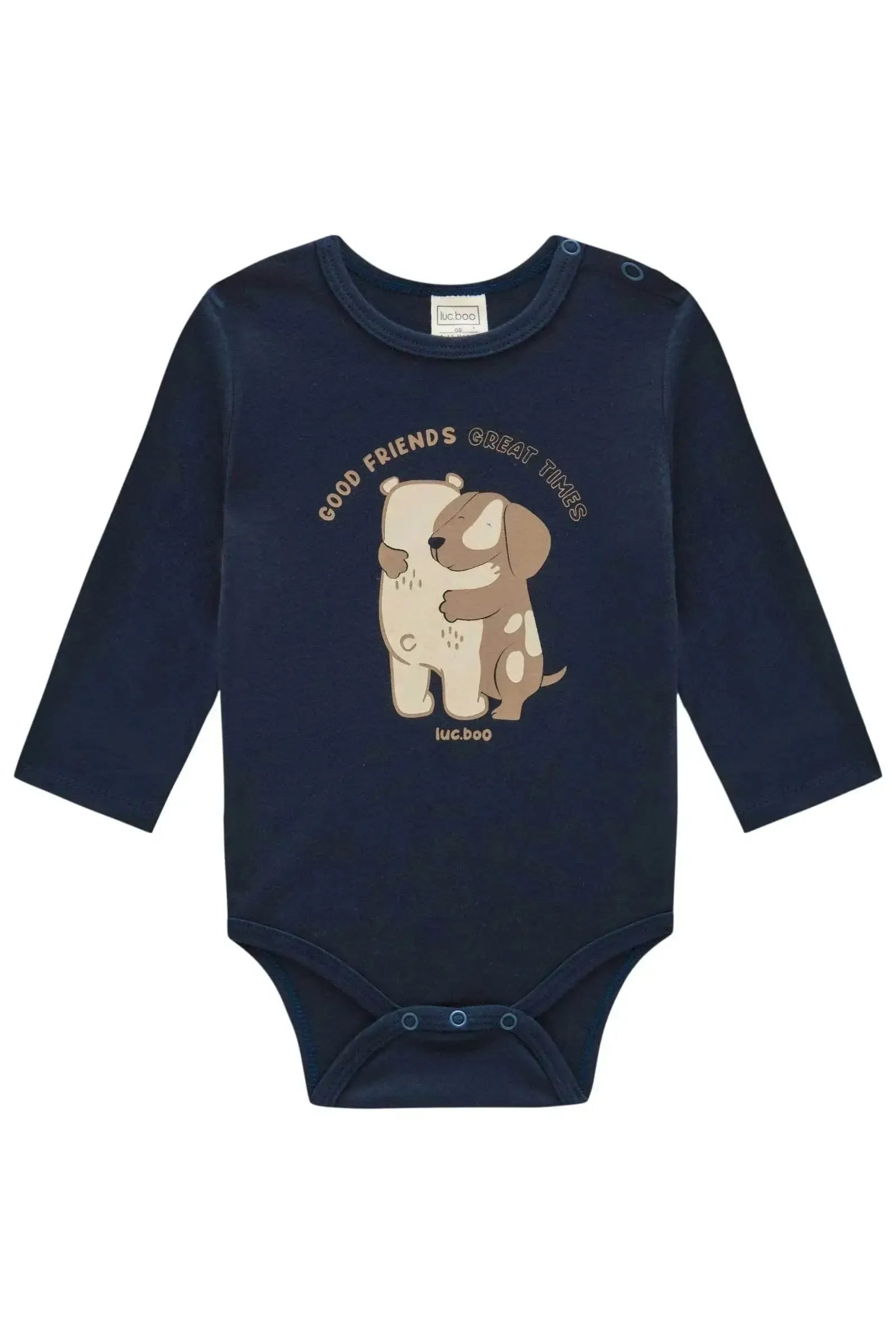 Body em Suedine 89506 LucBoo Bebê Menino