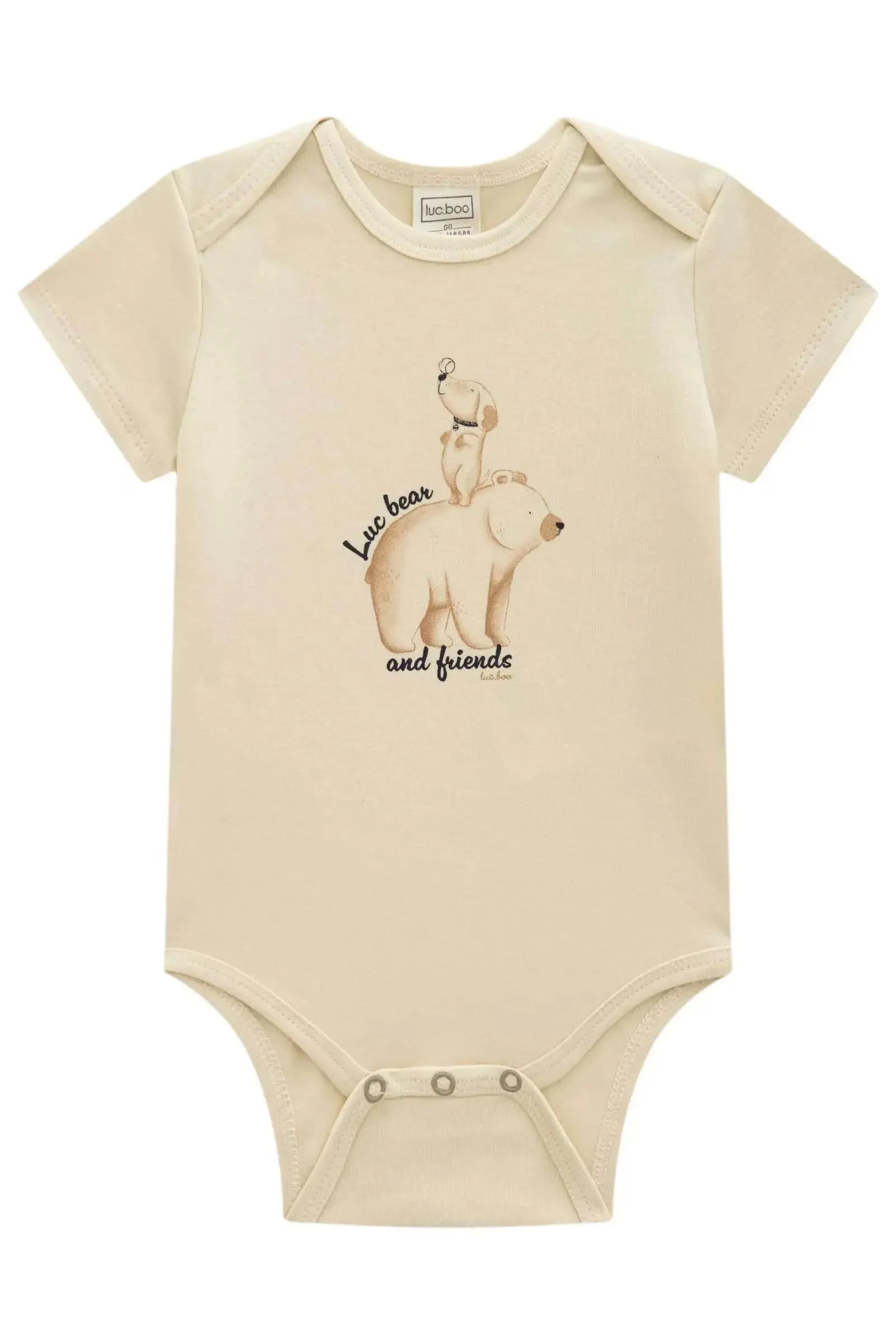 Body em Suedine 95356 LucBoo Bebê Menino