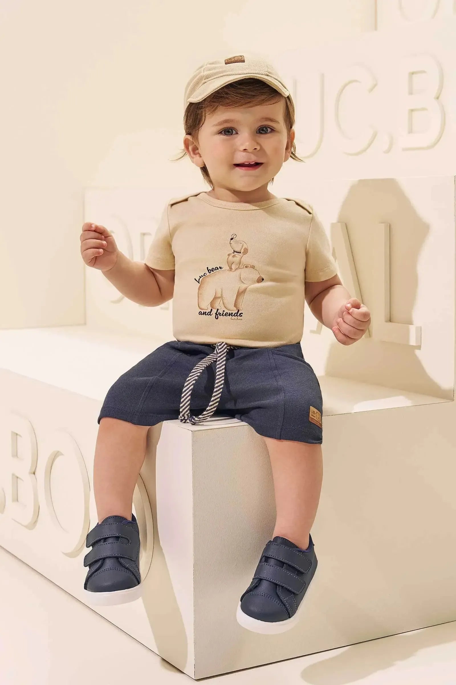 Body em Suedine 95356 LucBoo Bebê Menino