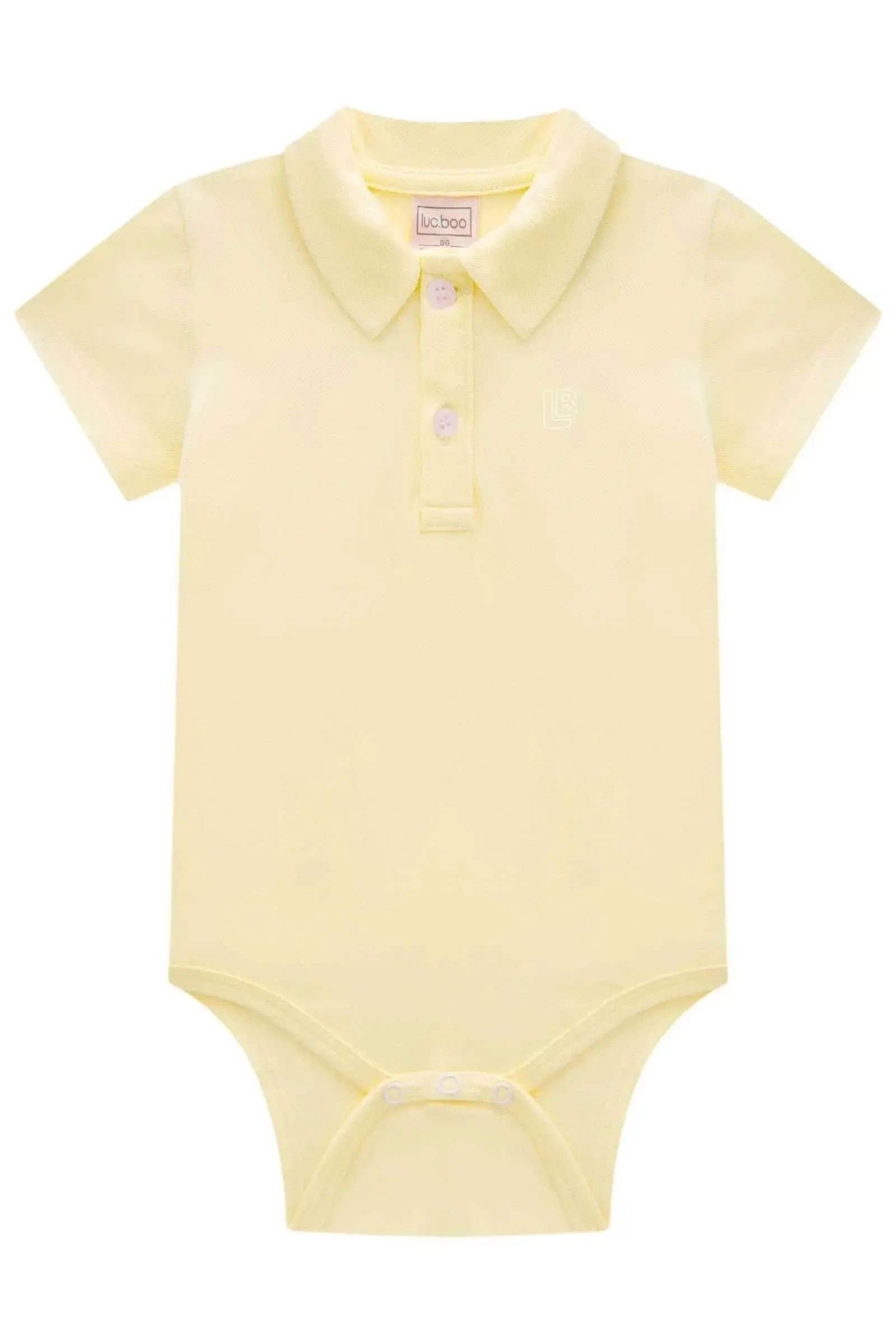 Body Polo em Piquet com Elastano 83119 LucBoo Bebê Menino