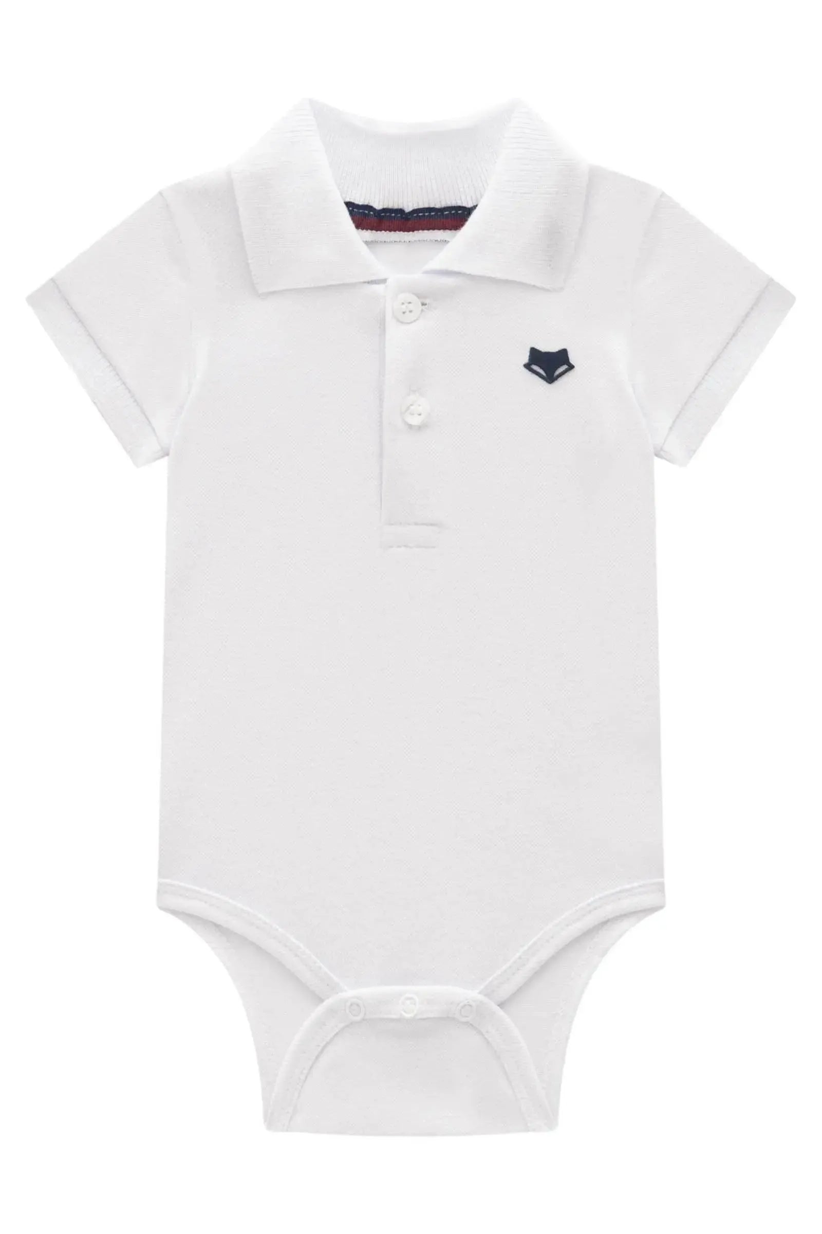 Body Polo em Piquet com Elastano 94846 Johnny Fox Bebê Menino