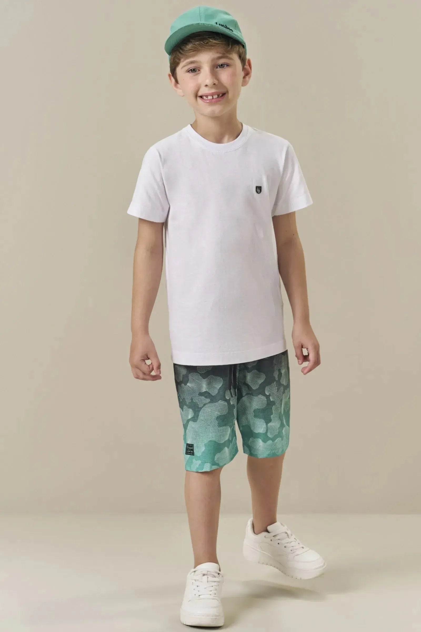 Boné em Nylon com Elastano 82971 LucBoo Infantil Menino