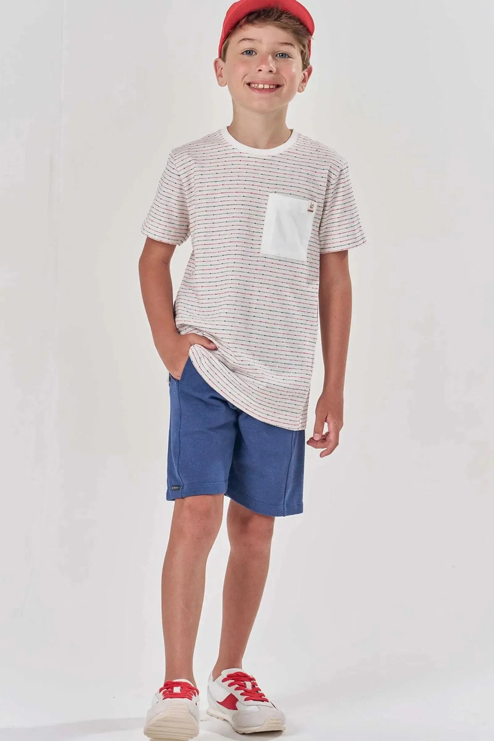 Boné em Nylon com Elastano 82971 LucBoo Infantil Menino