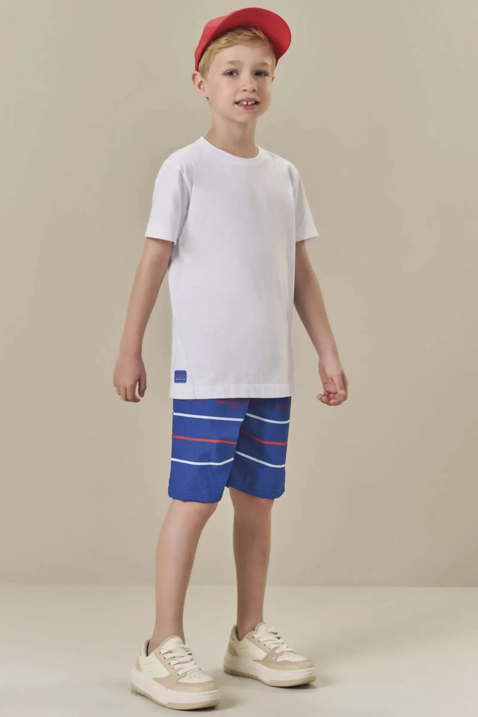 Boné em Nylon com Elastano 82971 LucBoo Infantil Menino