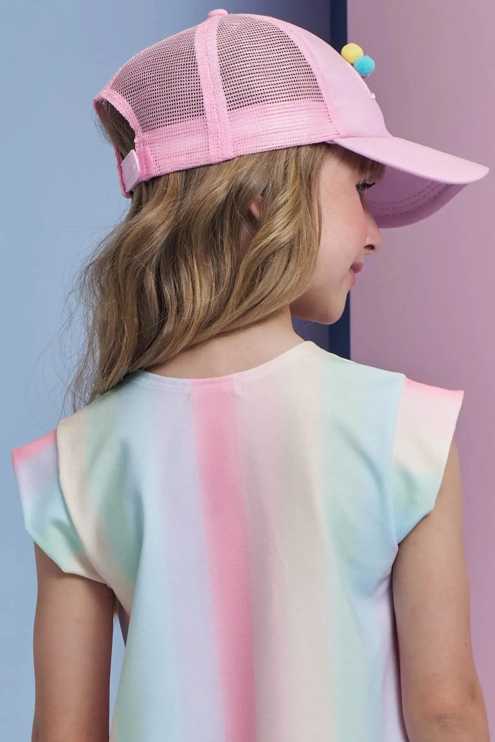 Boné em Nylon e Tela 94681 Infanti Infantil Menina