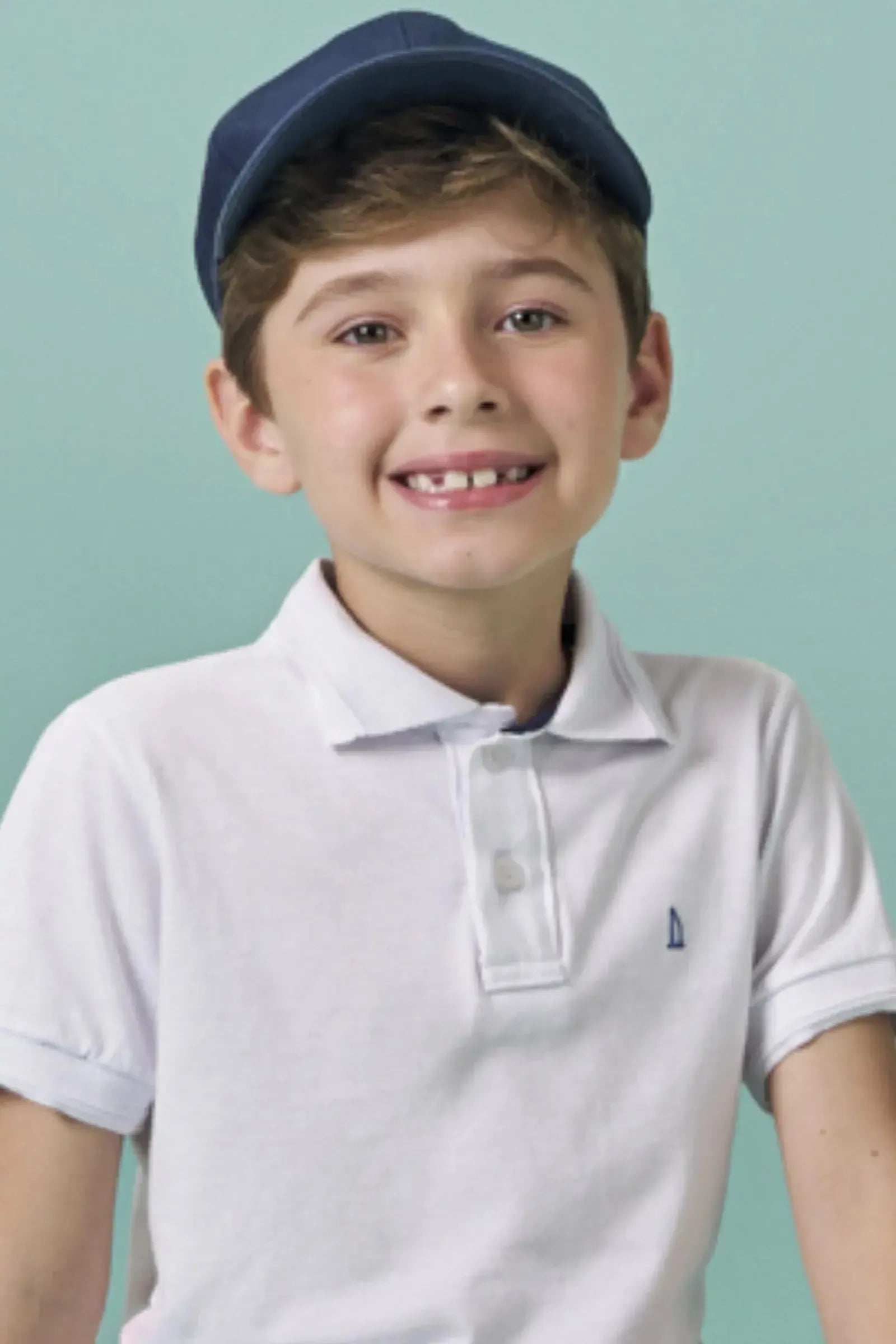 Boné em Sarja Caribe com Elastano 82969 LucBoo Infantil Menino