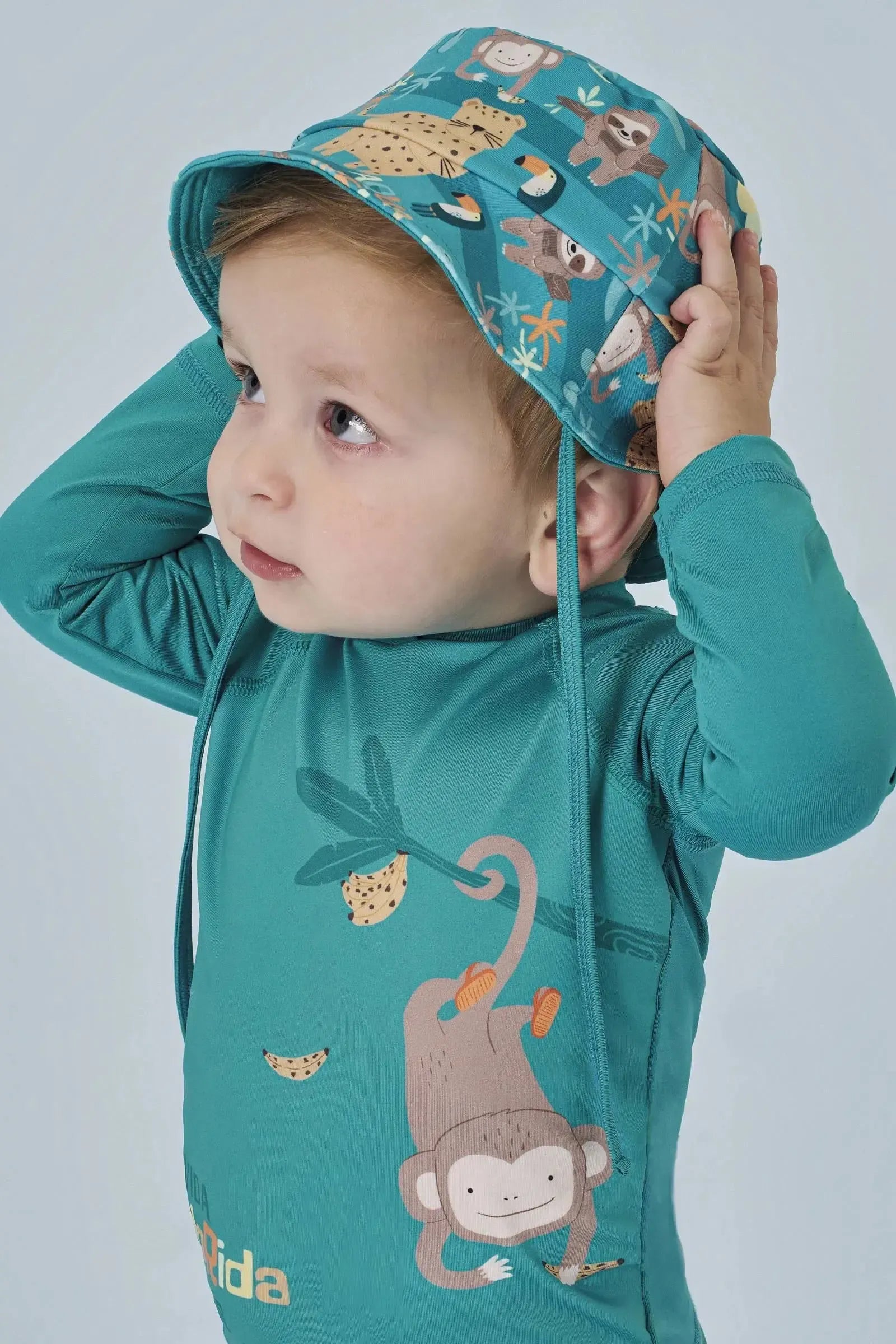Bucket em Malha UV Dry com Proteção UV 50+ 85500 LucBoo Bebê Menino