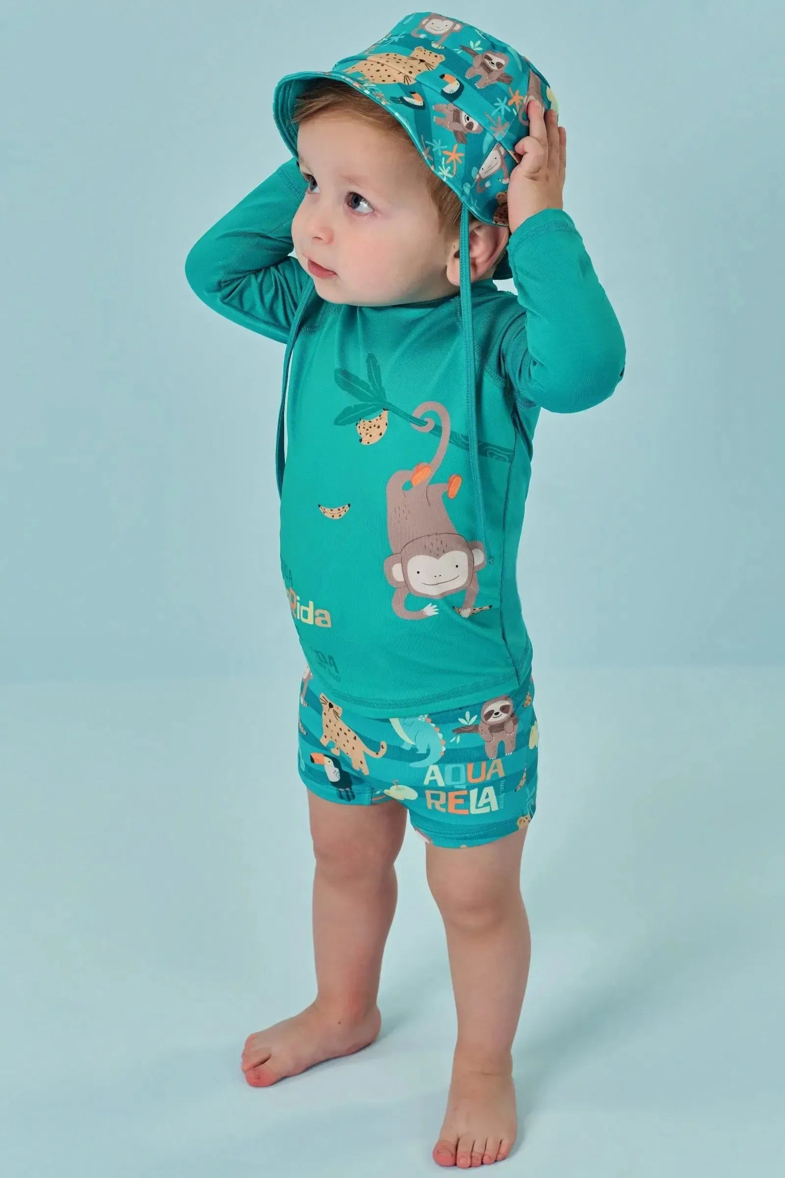 Bucket em Malha UV Dry com Proteção UV 50+ 85500 LucBoo Bebê Menino