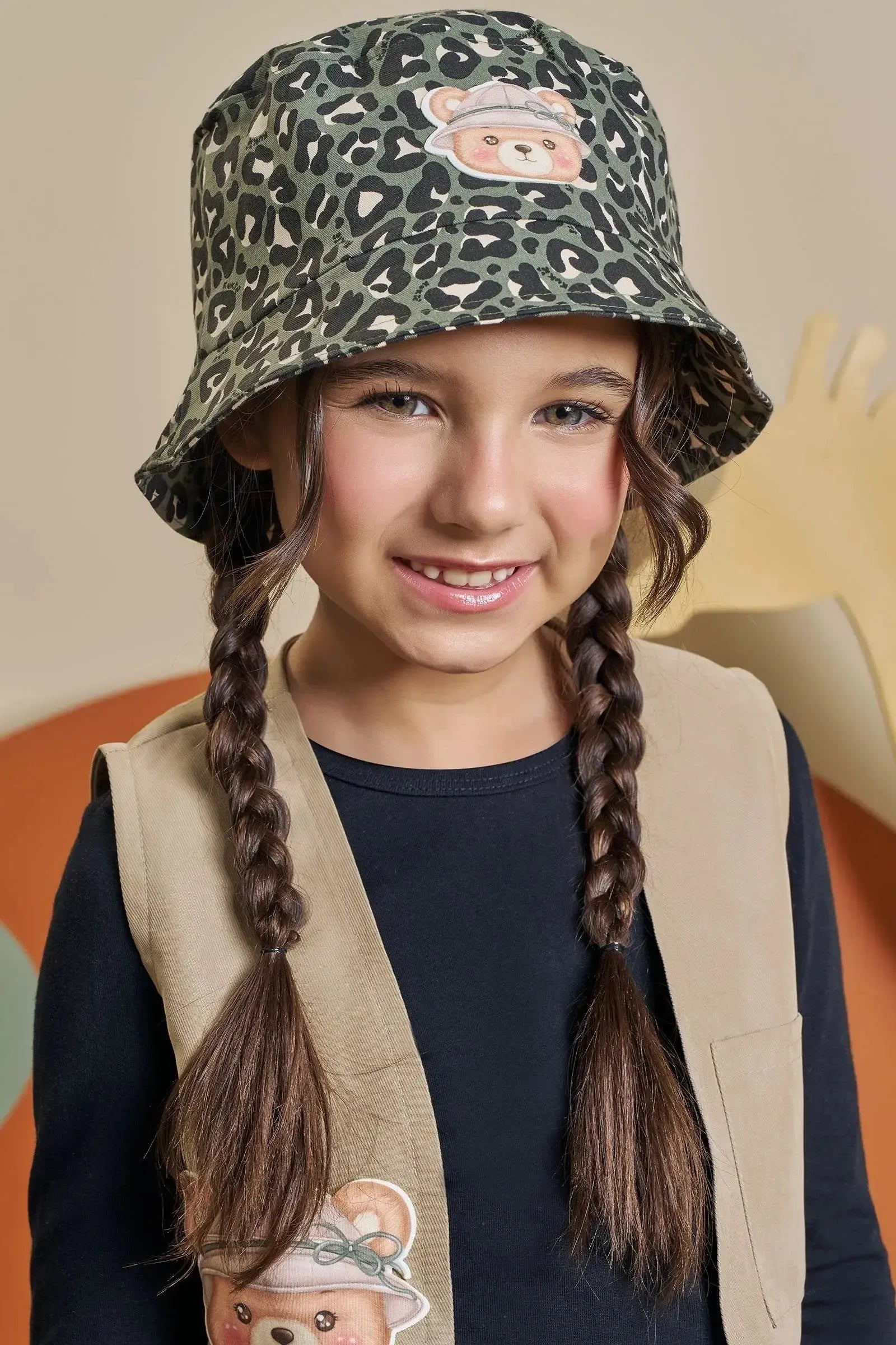 Bucket em Sarja com Elastano 90590 Kukiê Infantil Menina