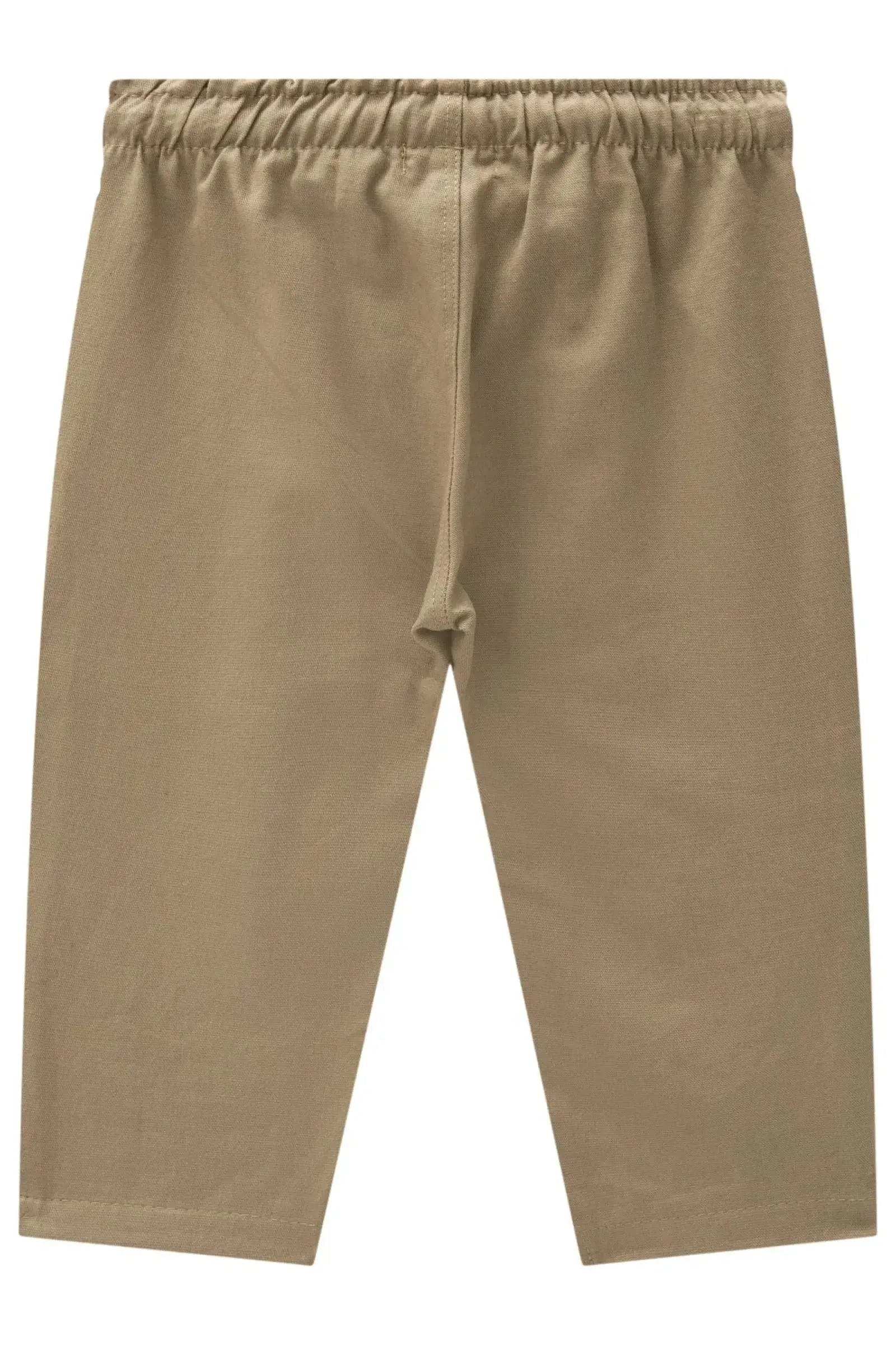 Calça Comfy em Linho Santorine com Elastano 86341 Johnny Fox Bebê Menino