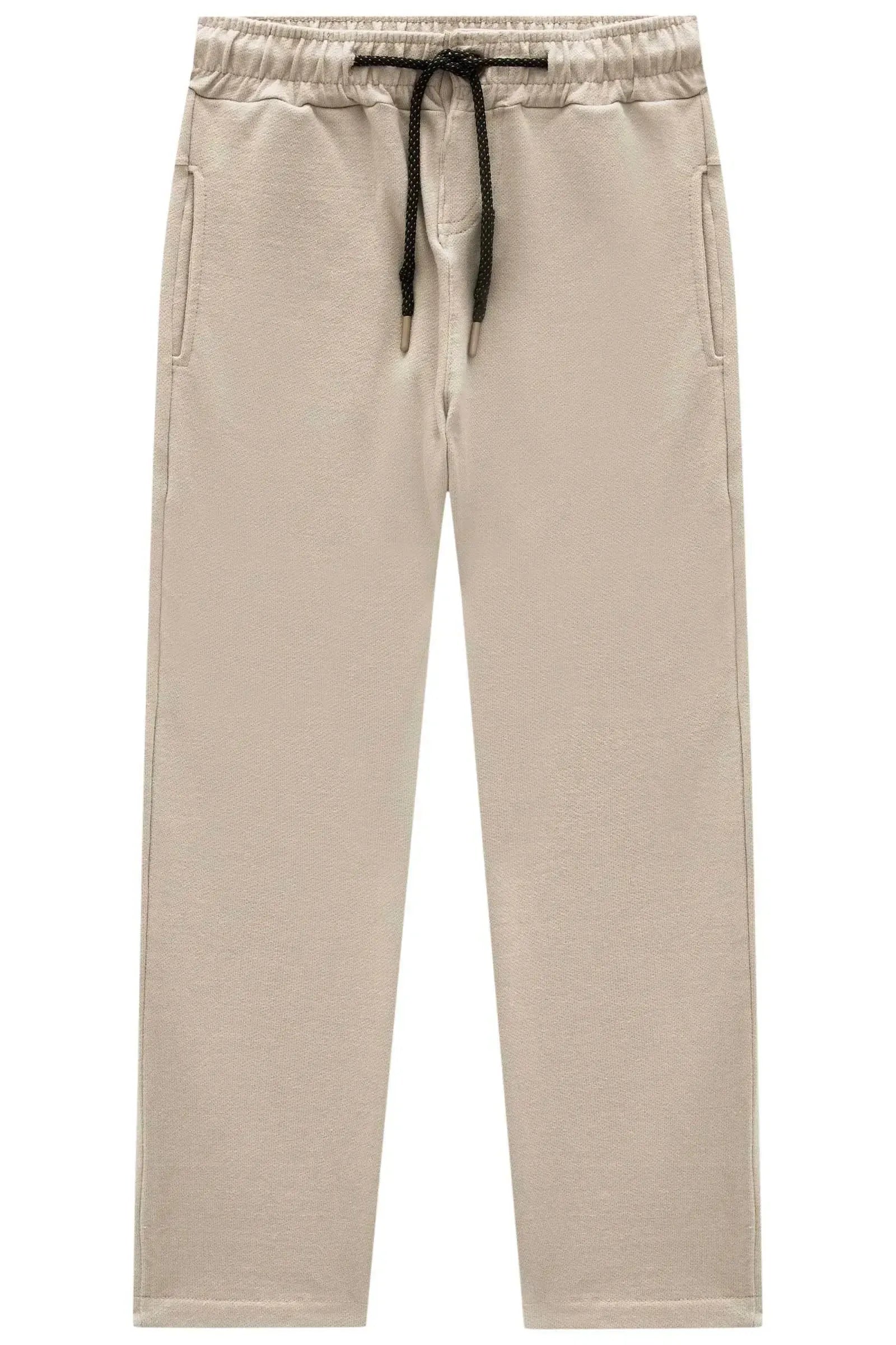 Calça Comfy em Moletwill com Elastano 89360 LucBoo Infantil Menino