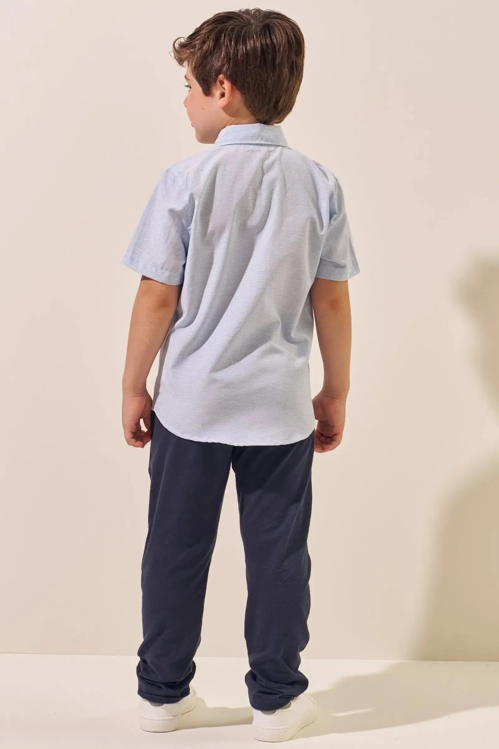 Calça Comfy em Piquet com Elastano 97059 LucBoo Infantil Menino