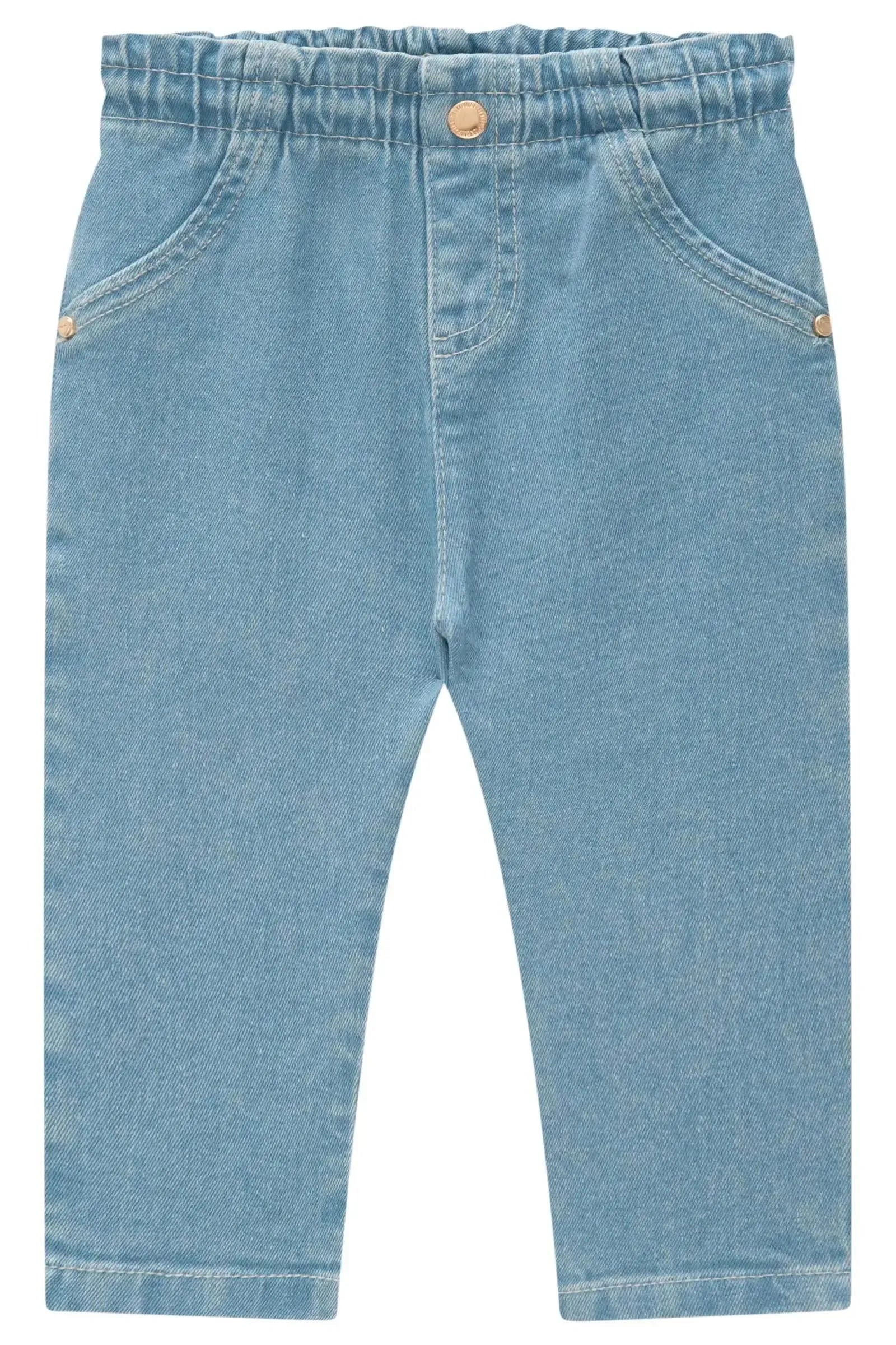 Calça em Jeans com Elastano 84150 Infanti Bebê Menina