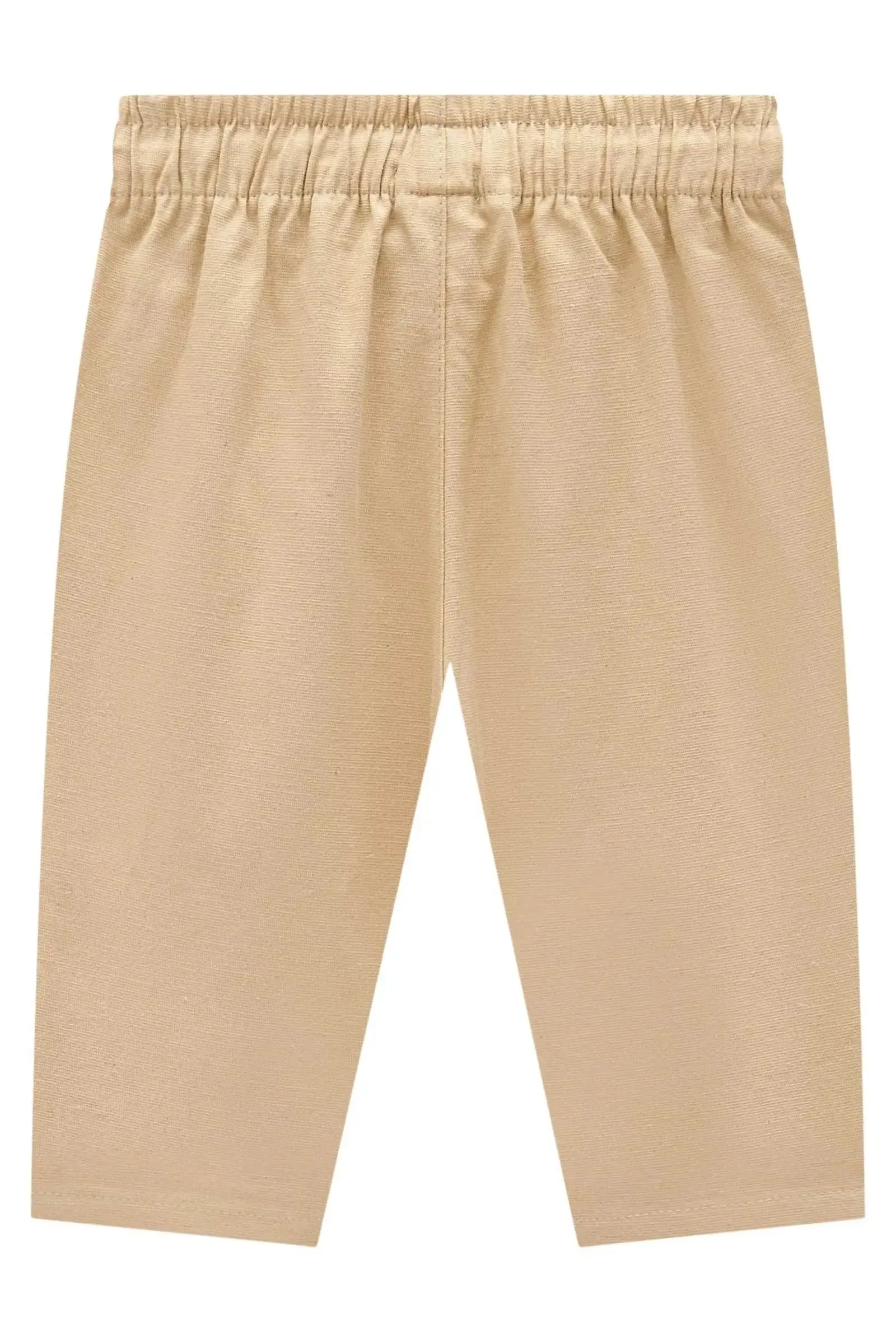 Calça em Linho Santorine com Elastano 94825 Johnny Fox Teen Menino