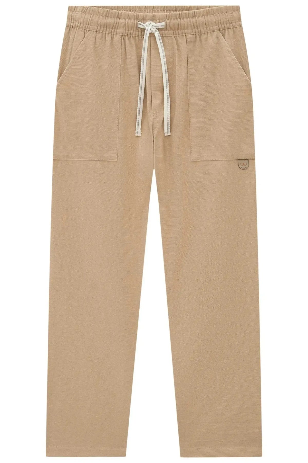Calça em Linho Santorine com Elastano 99038 LucBoo Infantil Menino