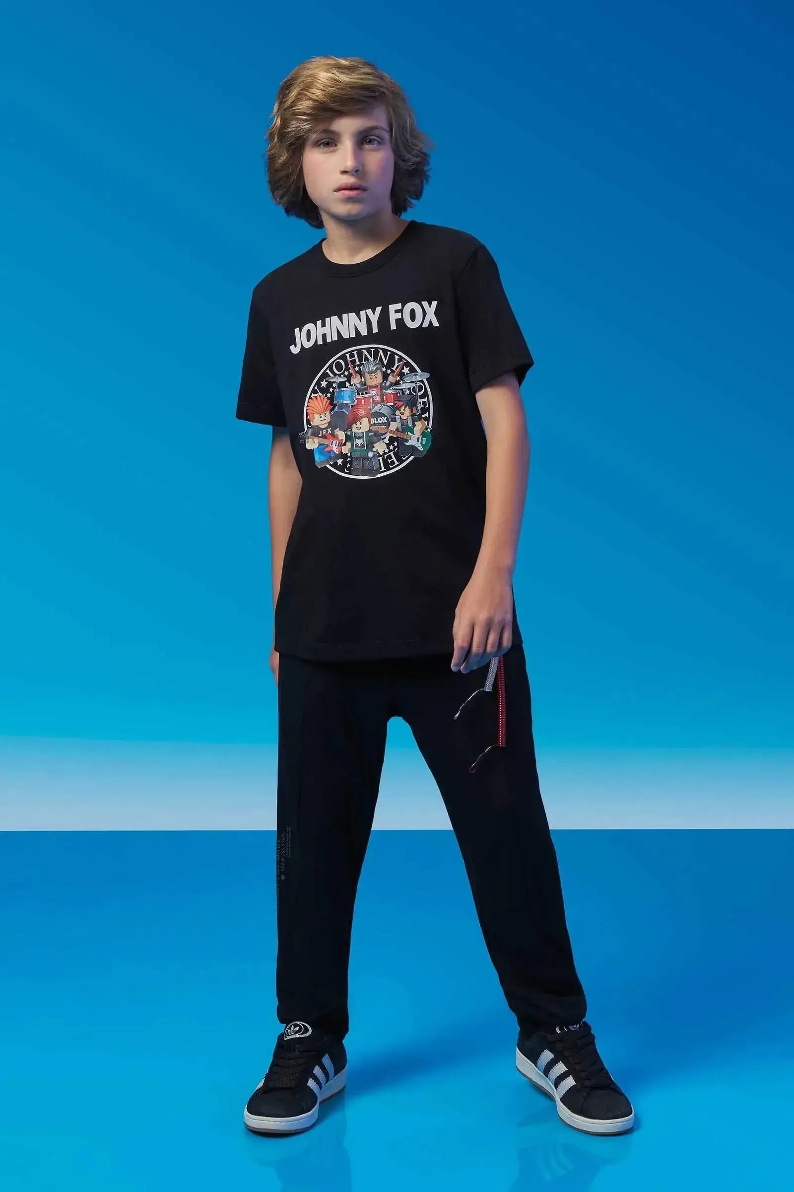Calça em Molevisco com Elastano 97304 Johnny Fox Teen Menino