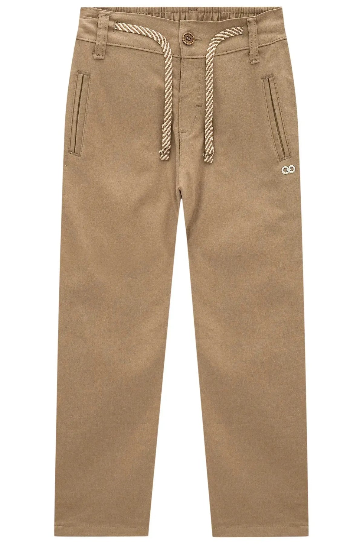 Calça em Sarja Girassol com Elastano 98417 LucBoo Infantil Menino