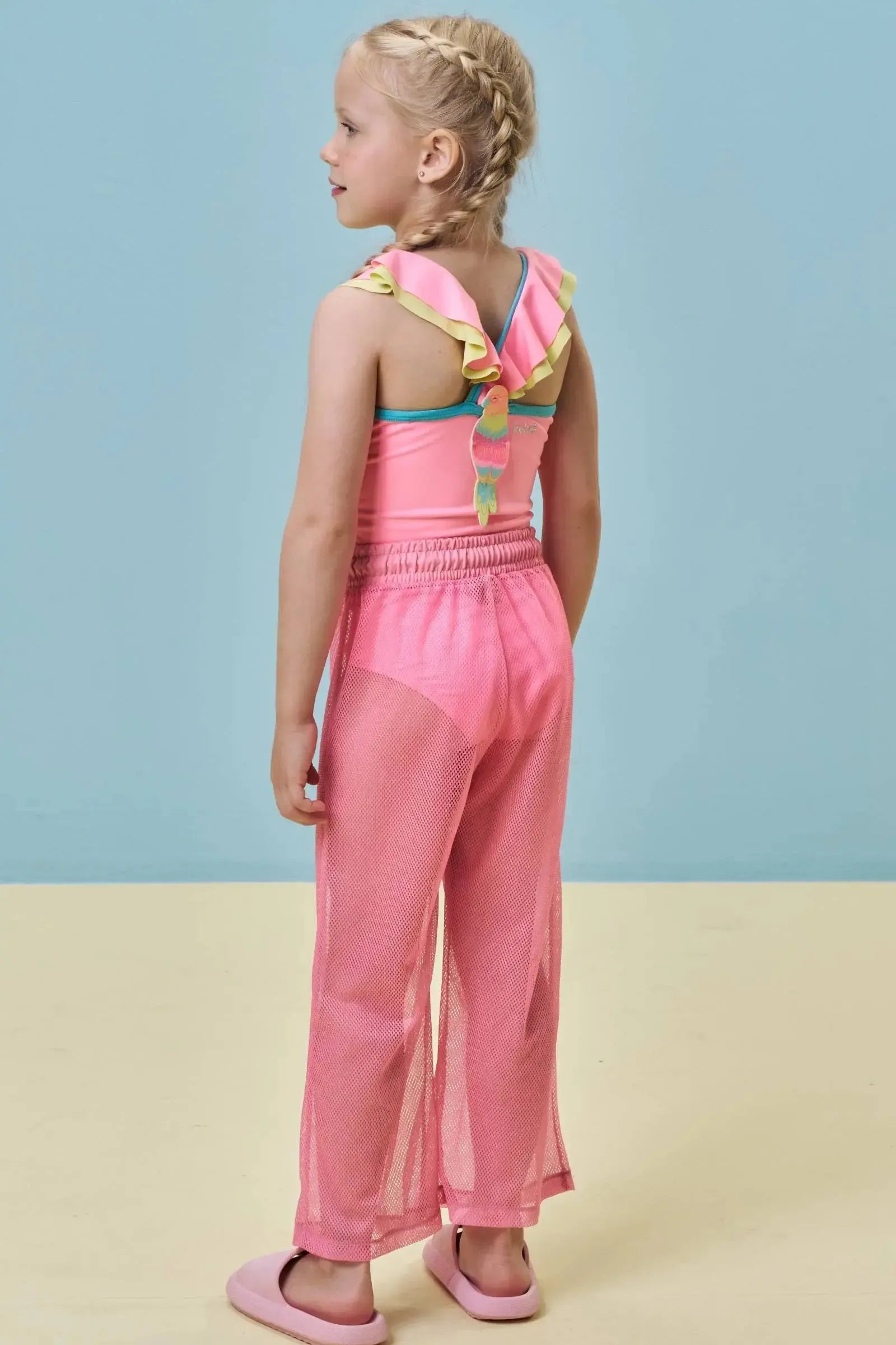 Calça em Tela Fashion 96449 Kukiê Infantil Menina