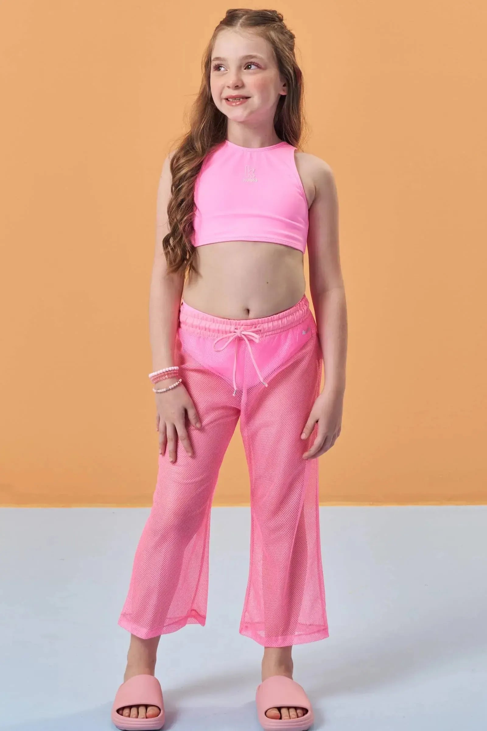 Calça em Tela Fashion 96449 Kukiê Infantil Menina