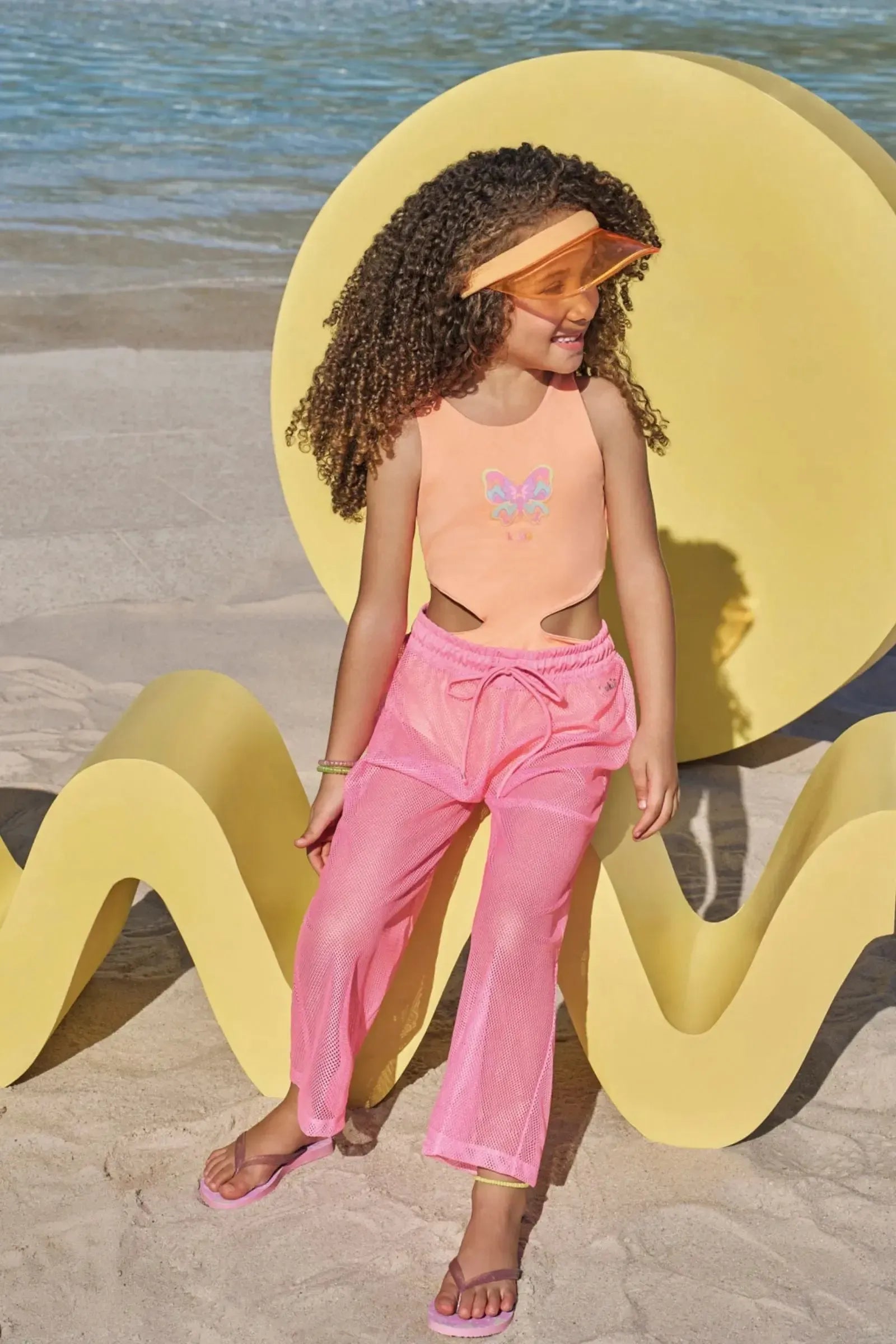 Calça em Tela Fashion 96449 Kukiê Infantil Menina
